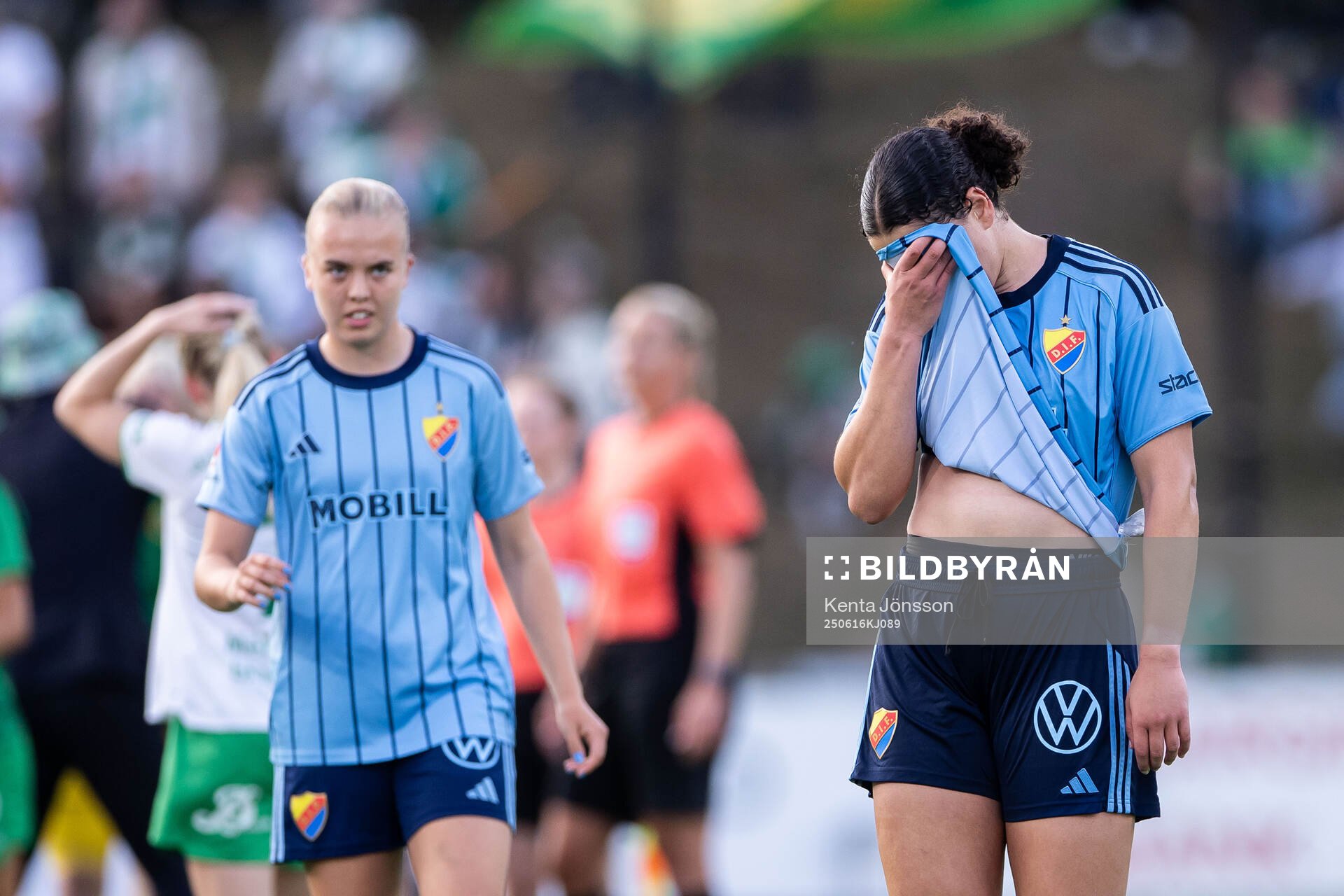 Djurgårdens Camille Ashe deppar