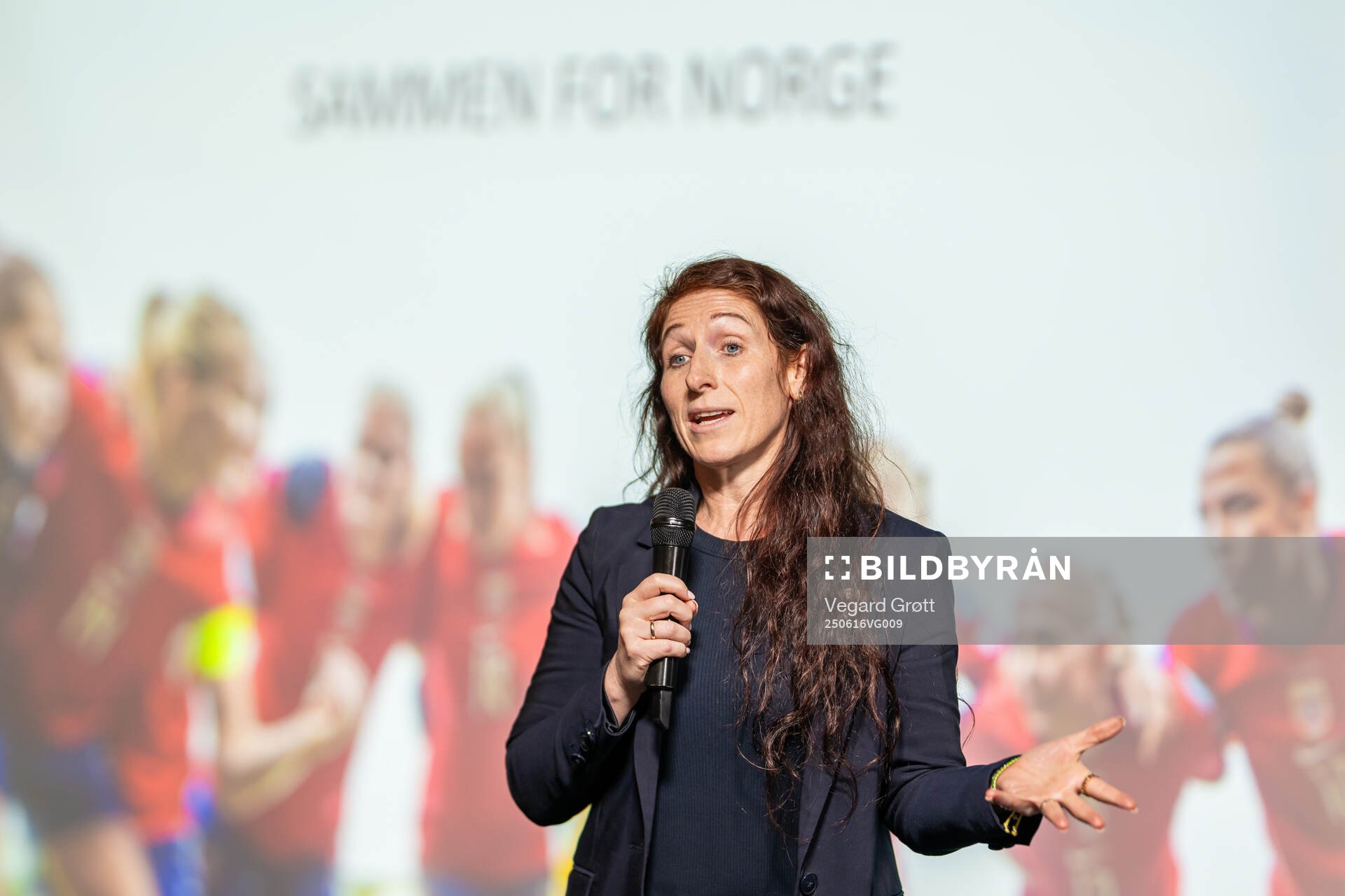 Lise Klaveness, president of the Norwegian Football