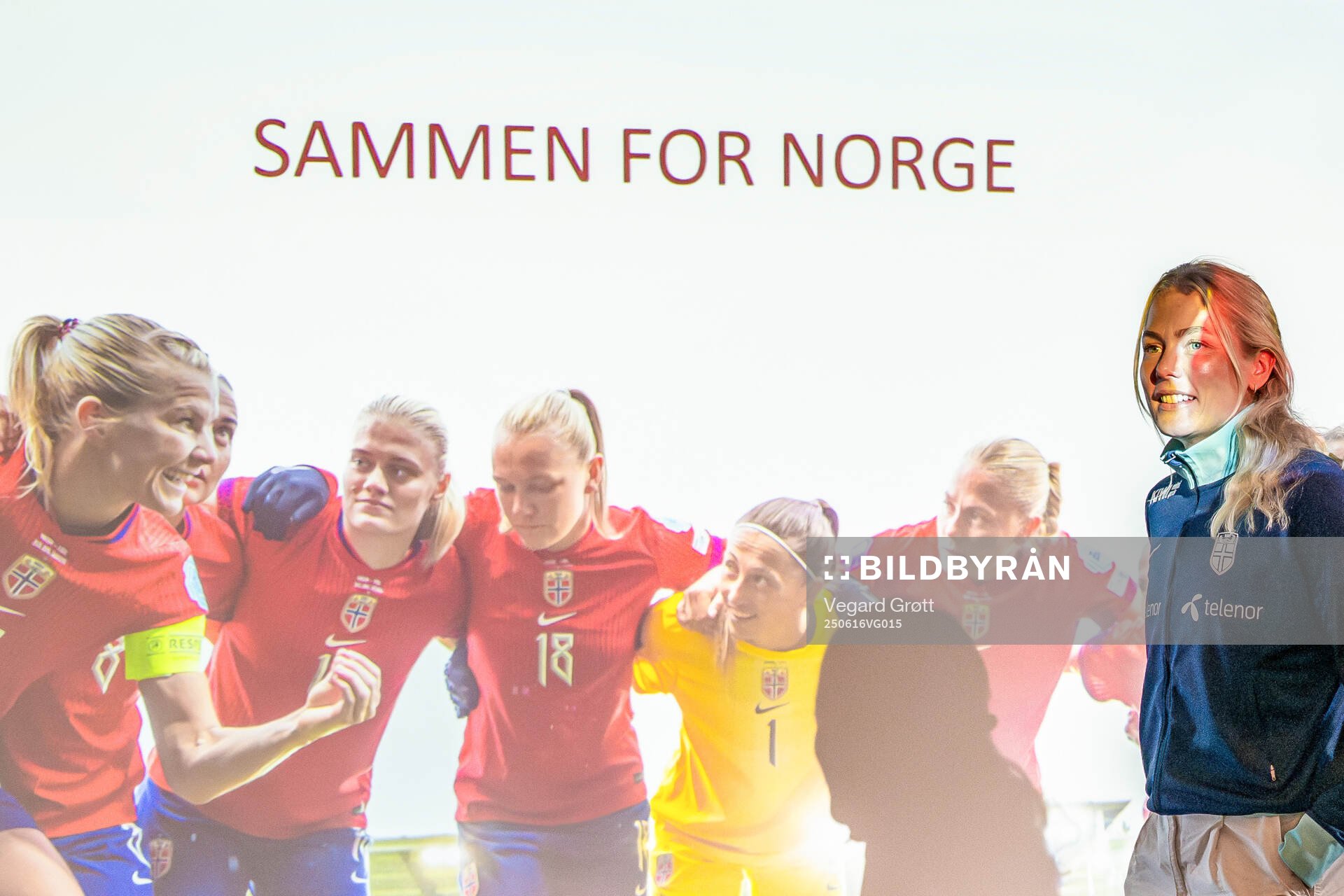 Guro Bergsvand of the Norwegian women's national football