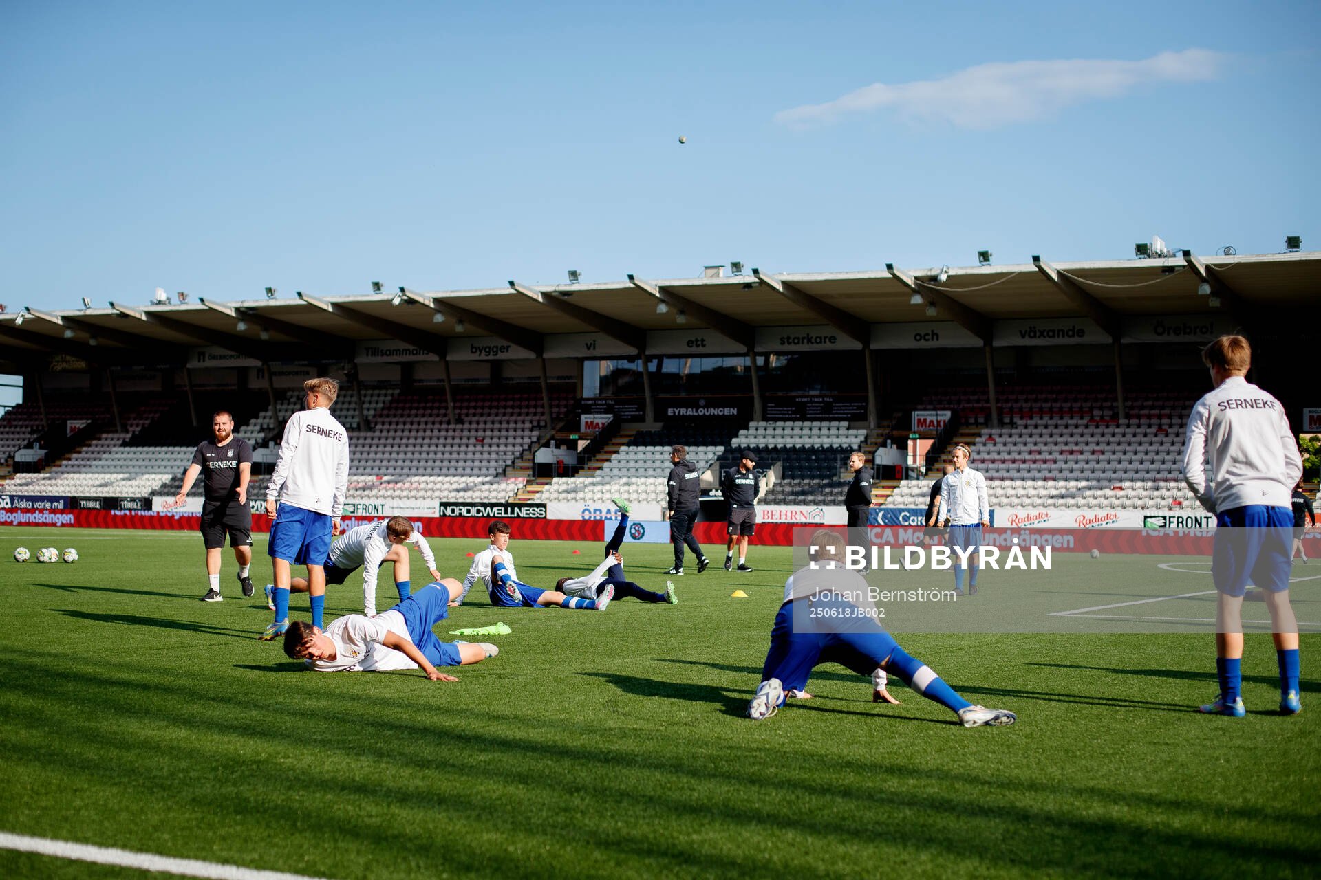 IFK Göteborgspelarna värmer upp