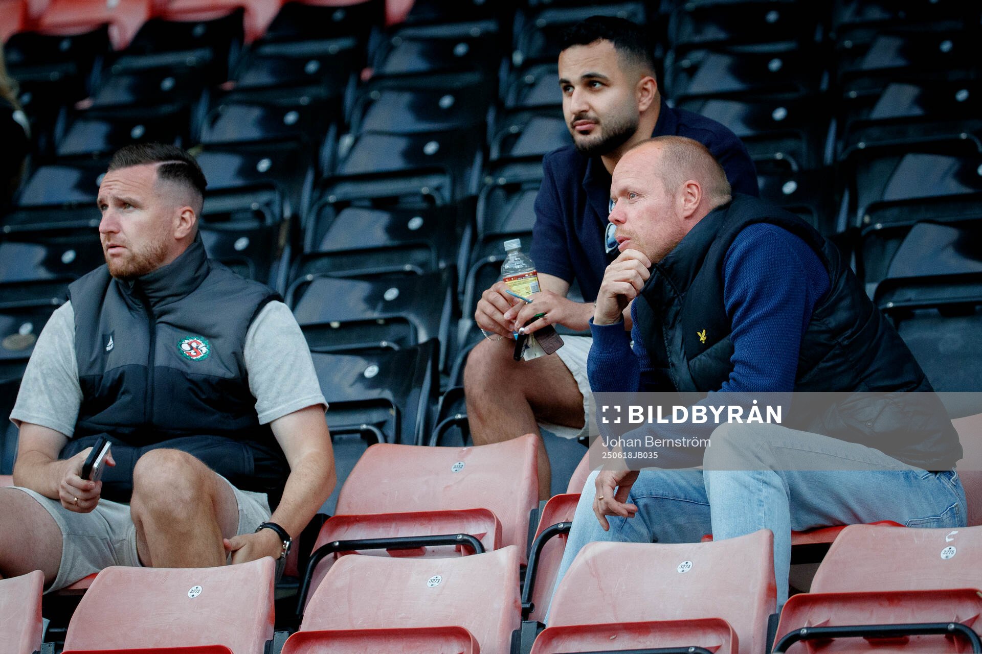 s sportchef Enes Ahmetovic och Örebro SK:s a-lagstränare