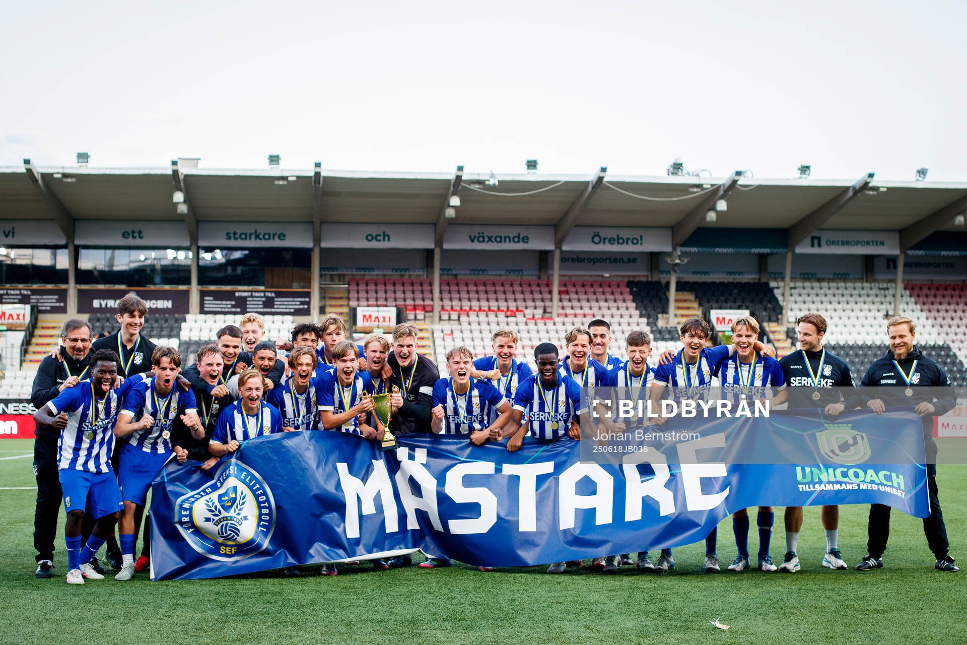 Göteborgsspelarna jublar