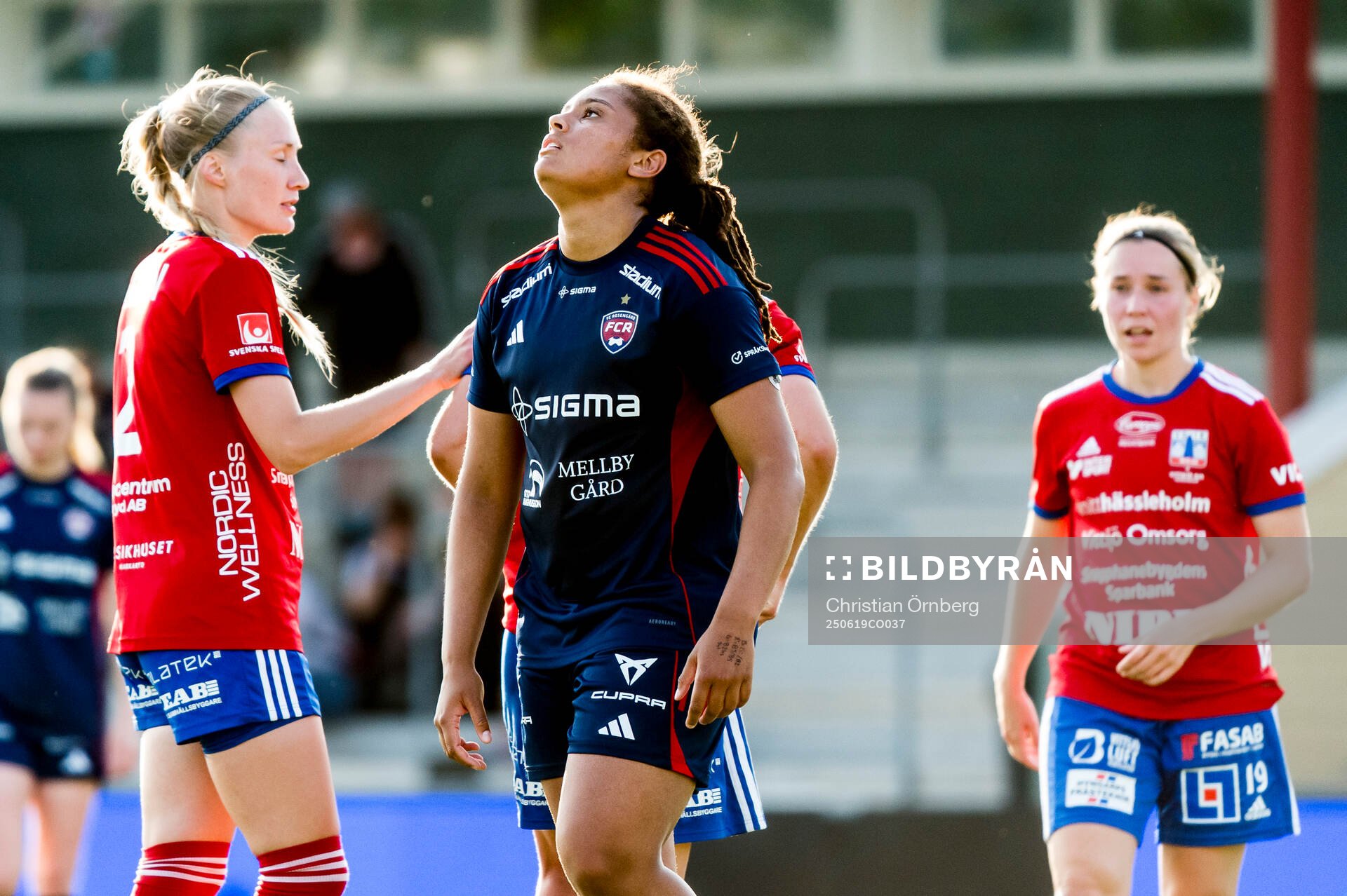 Rosengårds Jo-Anne Agbor Tataw Cronquist deppar