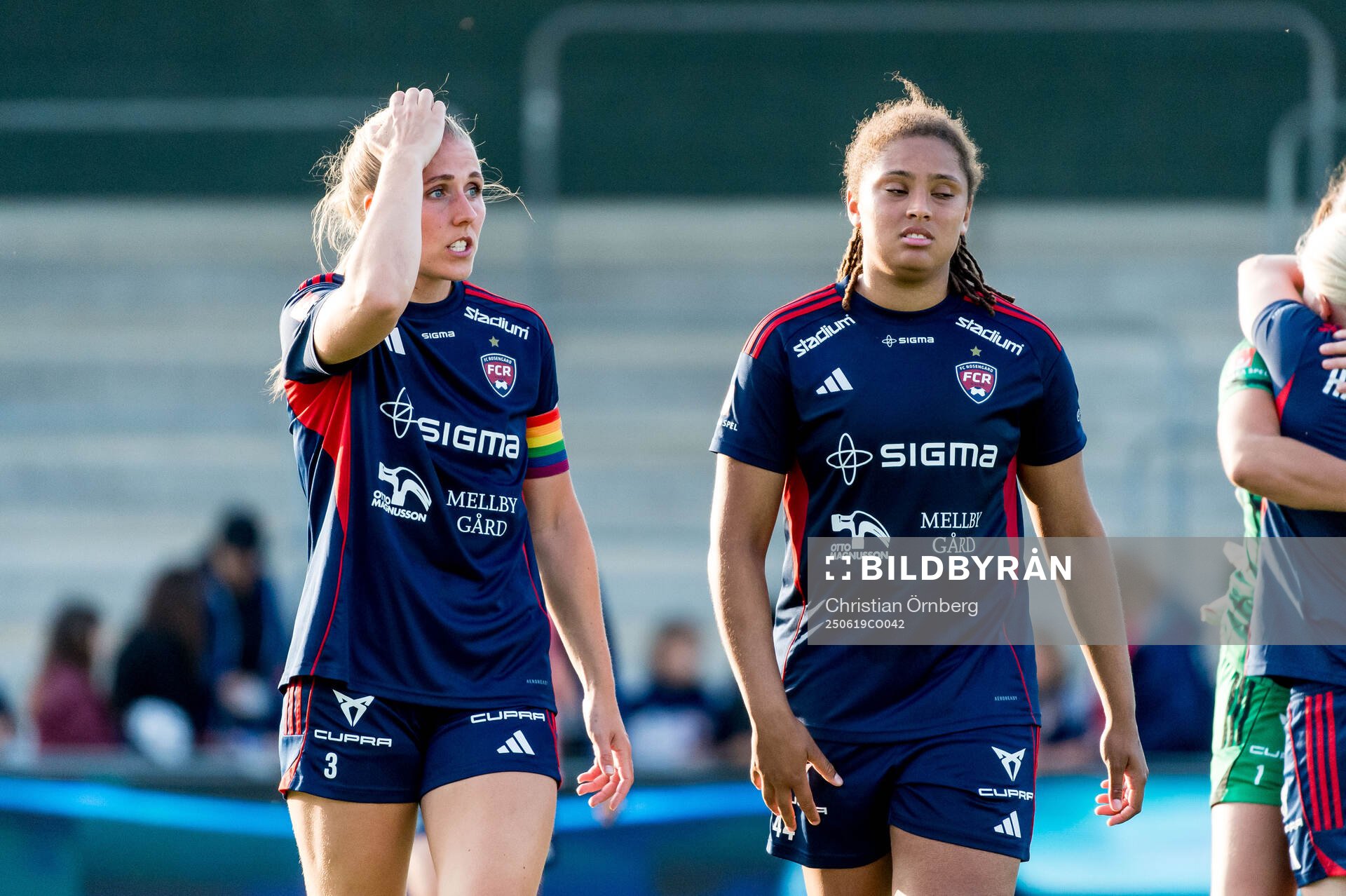 Rosengårds Gudrun Arnardottir och Jo-Anne Agbor Tataw