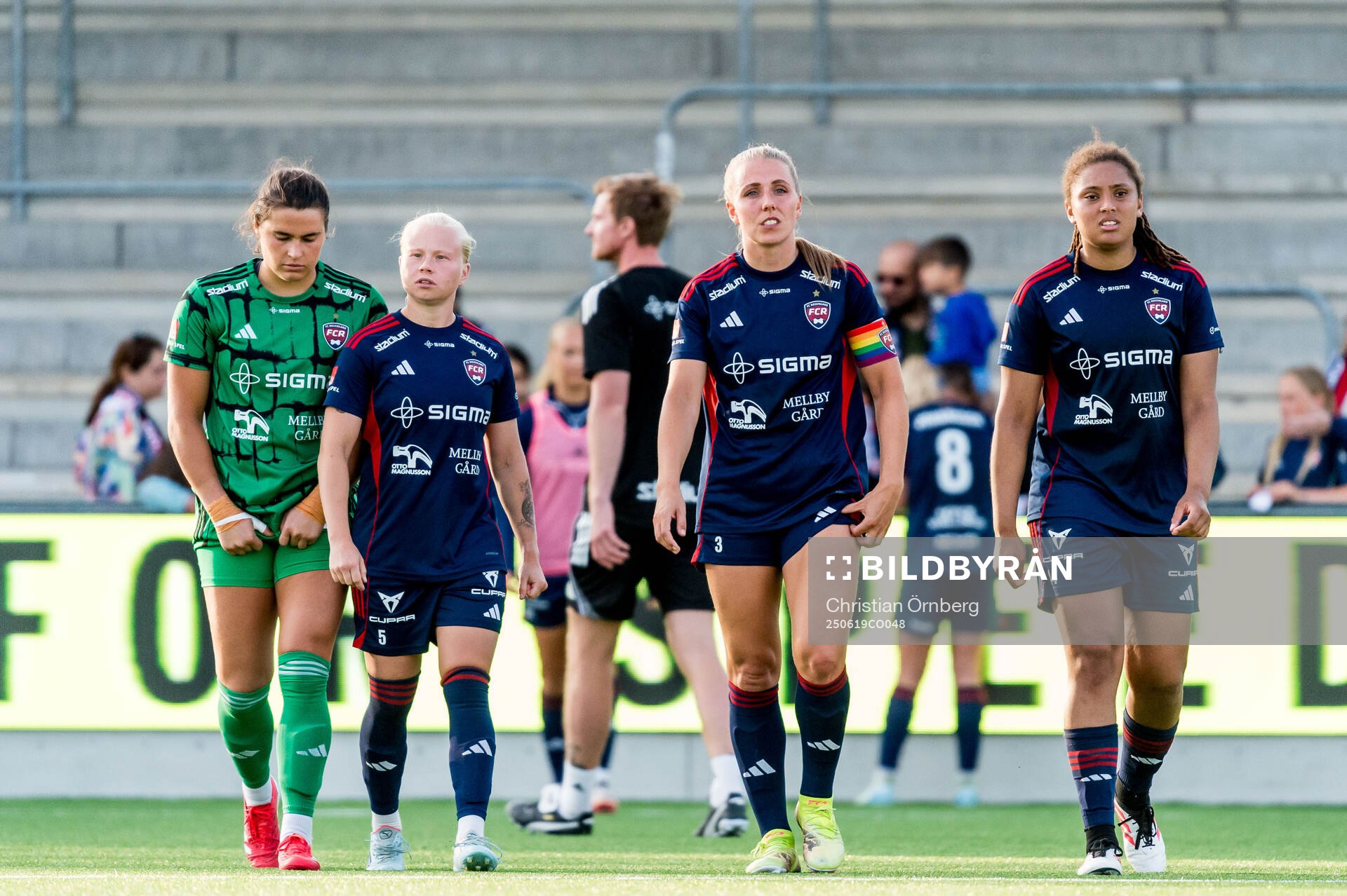 Rosengårds målvakt Eartha Cumings, Anni Hartikainen,