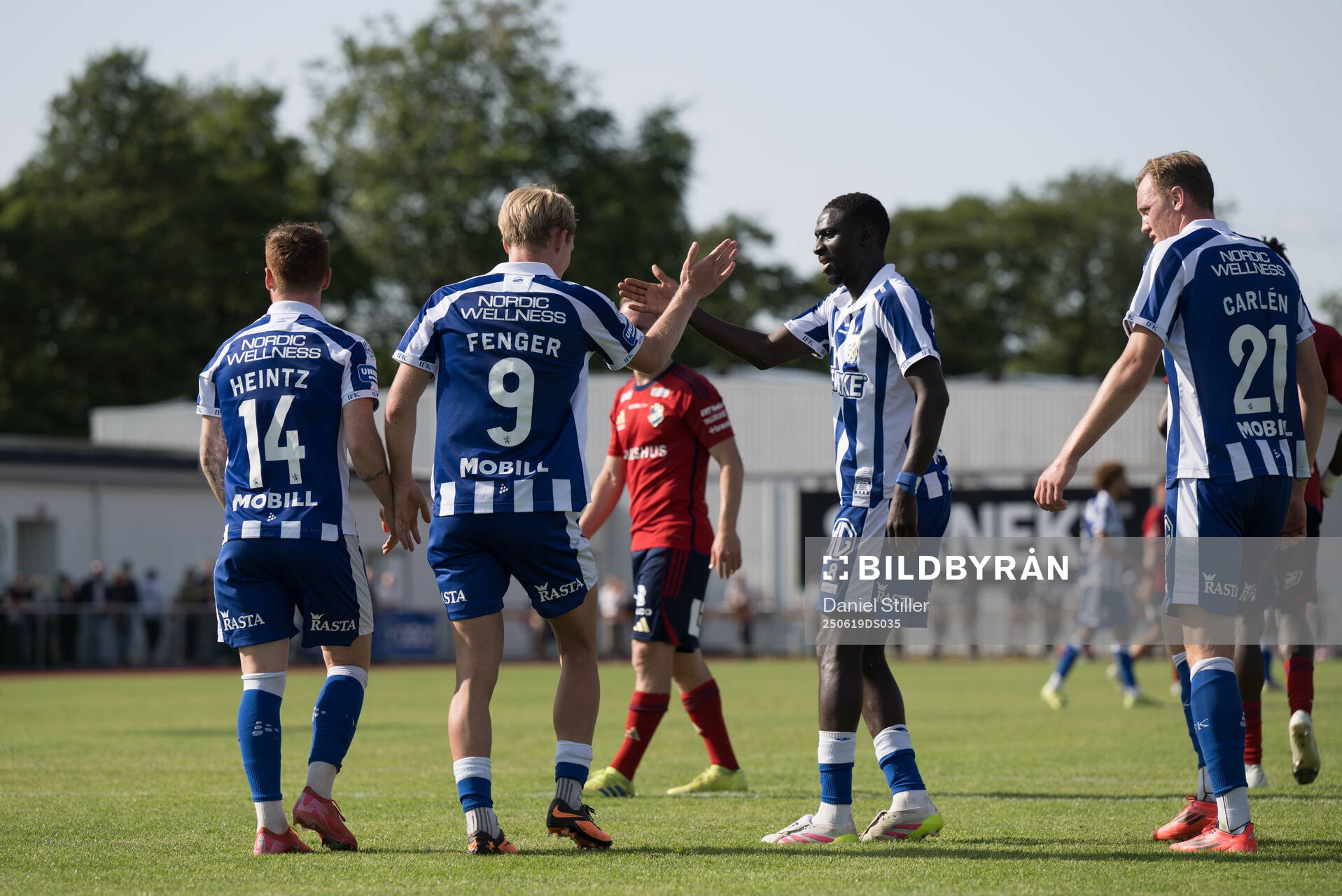 IFK Göteborgs Tobias Heintz, Max Fenger, Imam Jagne och