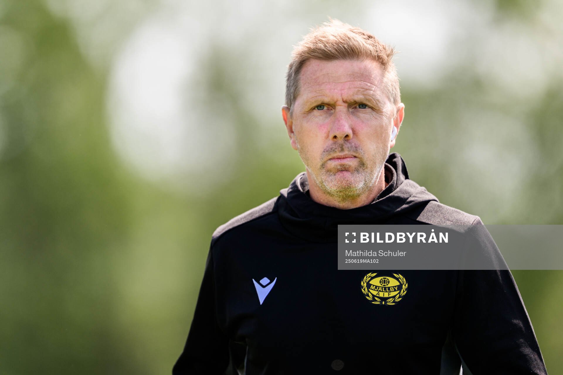 Mjällbys players manager Patrik Andersson