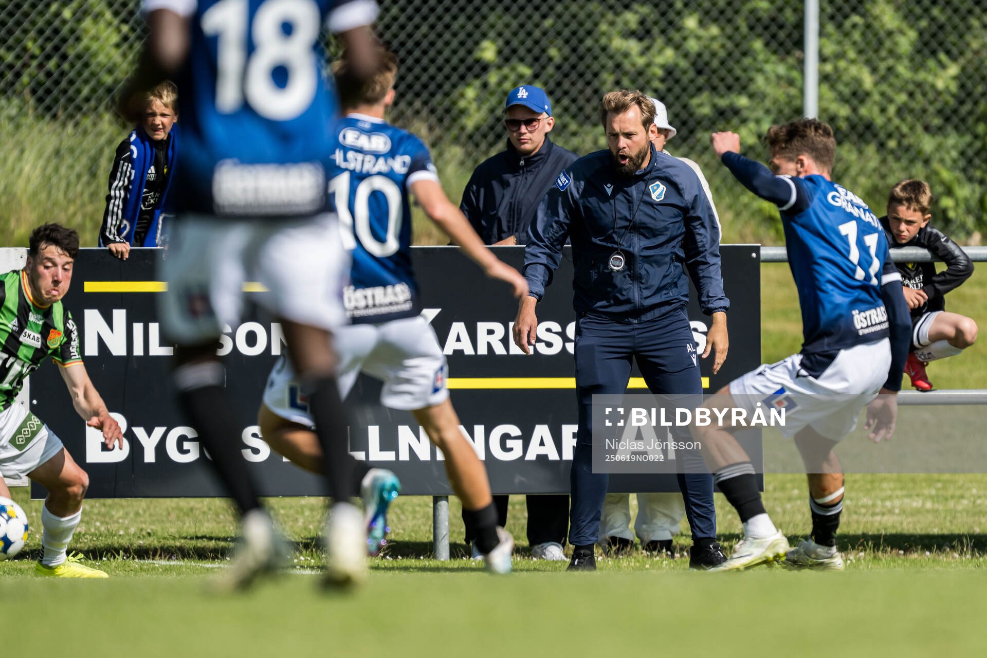 Halmstads assisterande tränare Adam Larsson