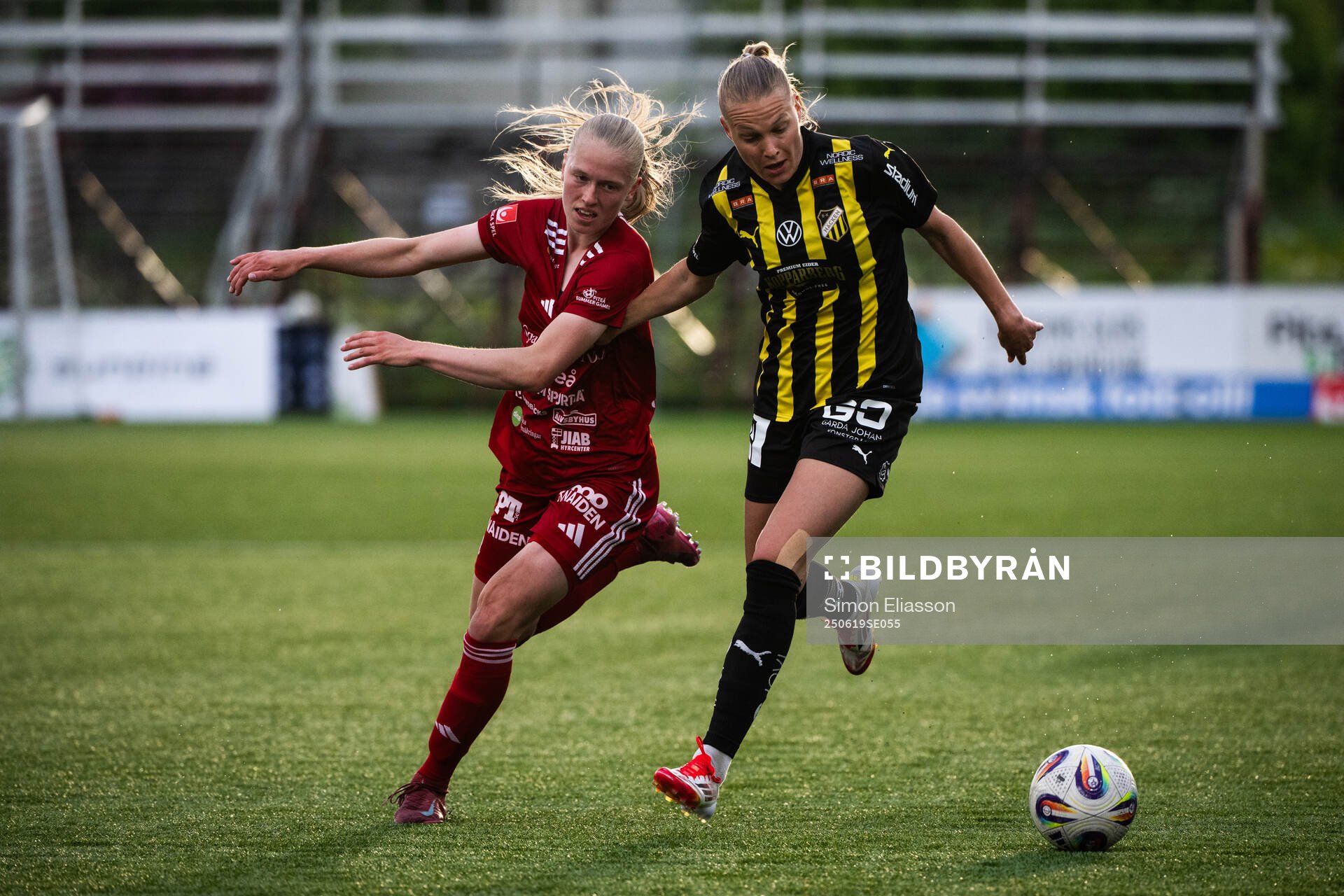 Piteås Saga Swedman och Häckens Stine Sandbech