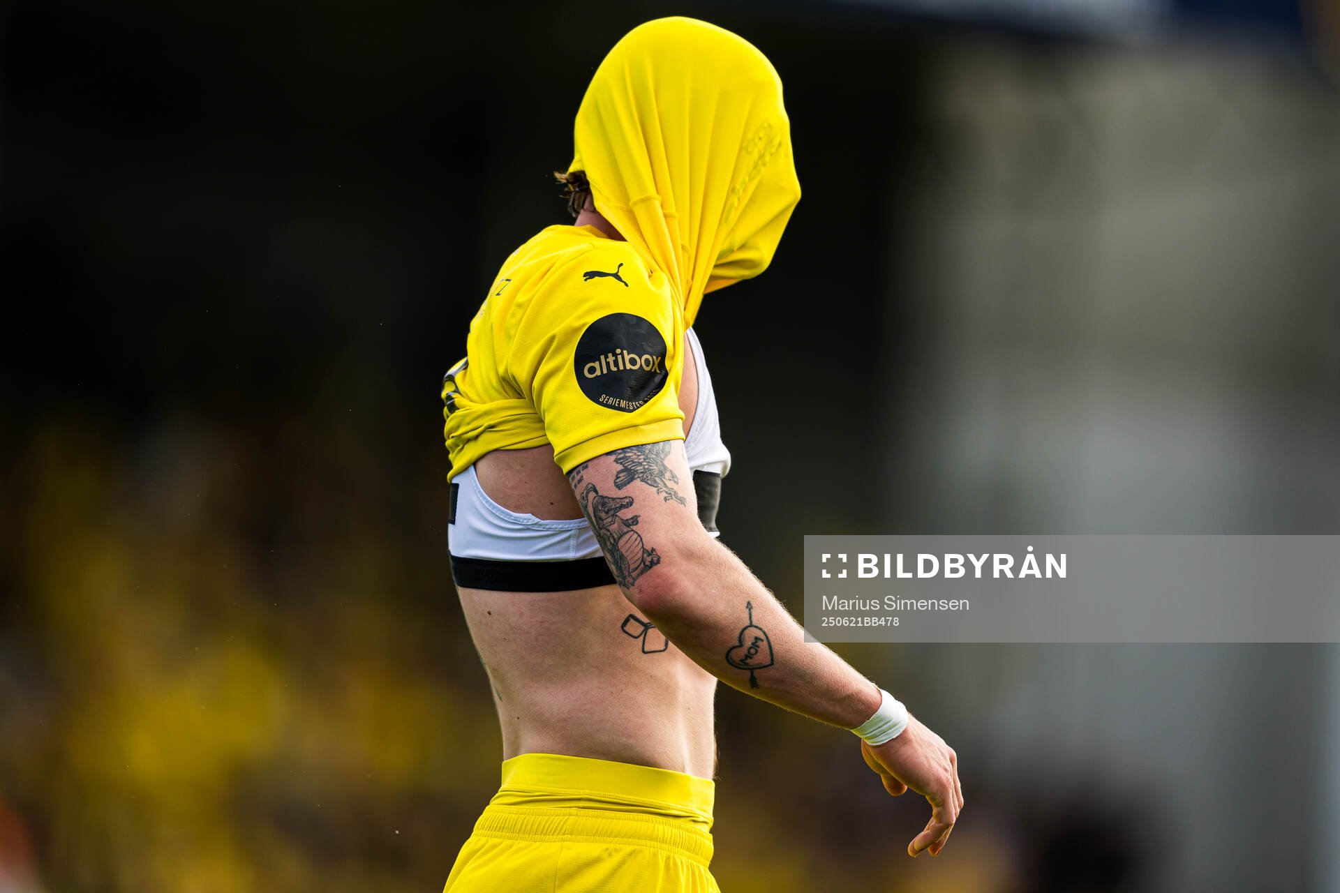 Kasper Høgh of Bodø/Glimt celebrates