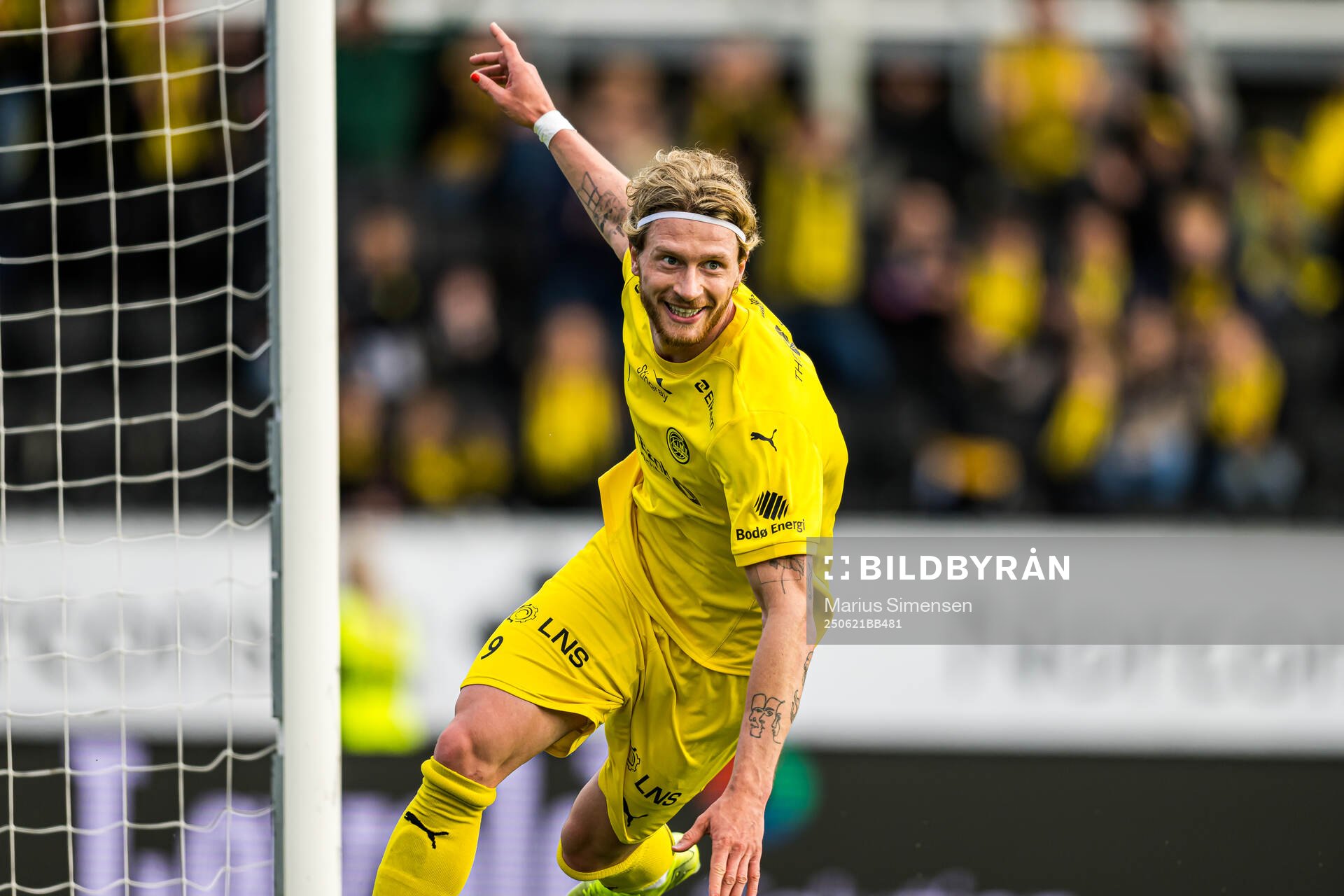 Kasper Høgh of Bodø/Glimt celebrates