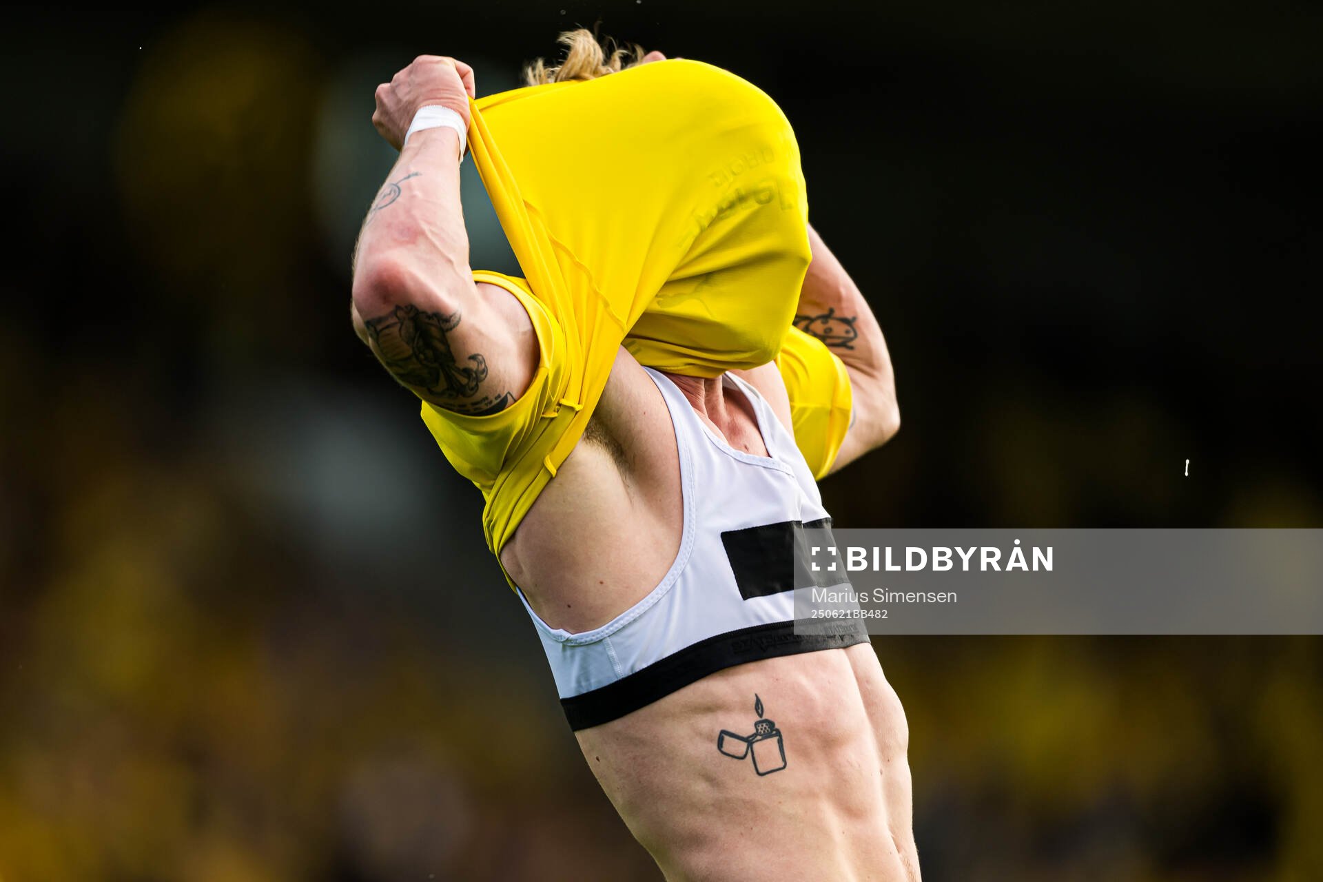 Kasper Høgh of Bodø/Glimt celebrates