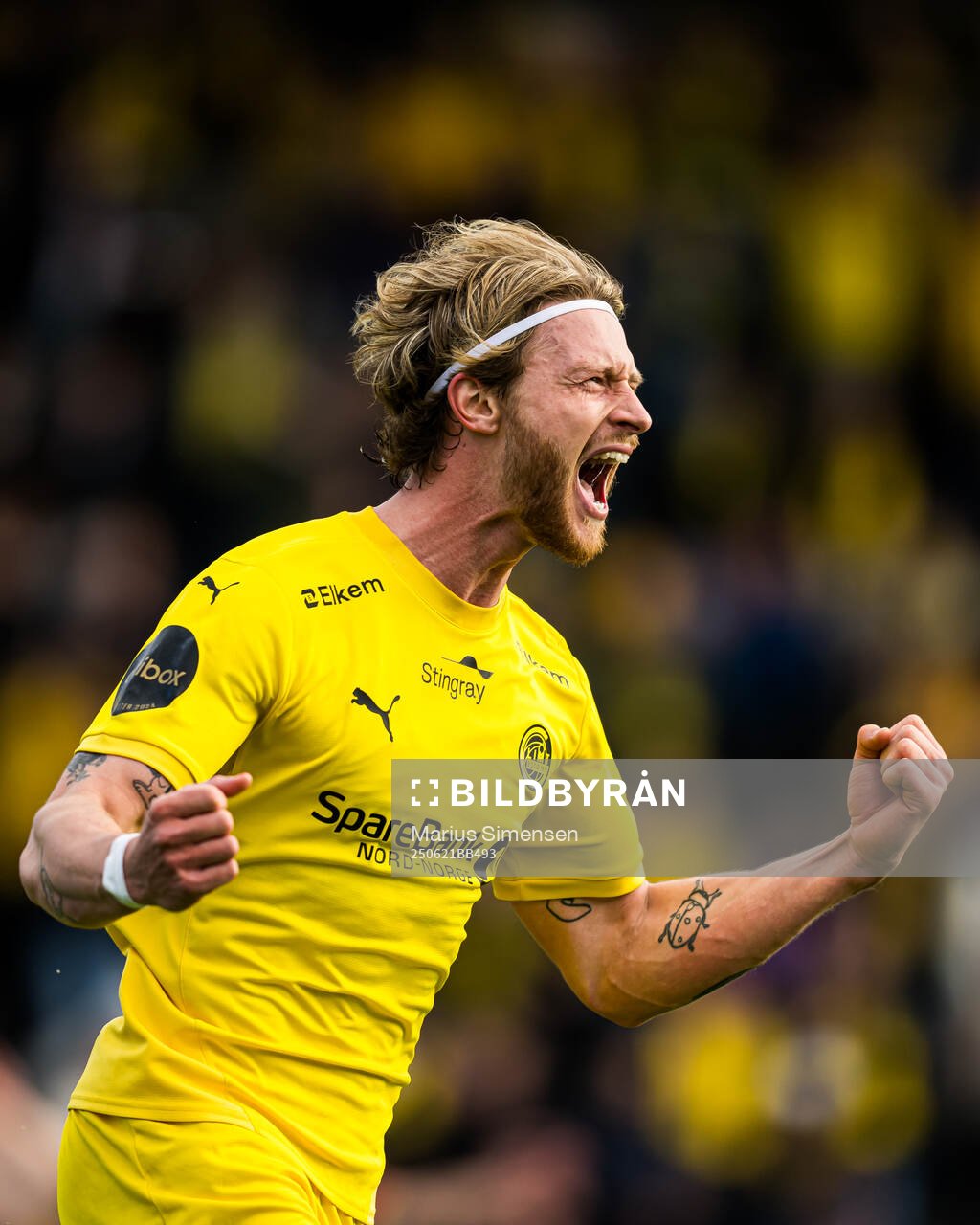 Kasper Høgh of Bodø/Glimt celebrates