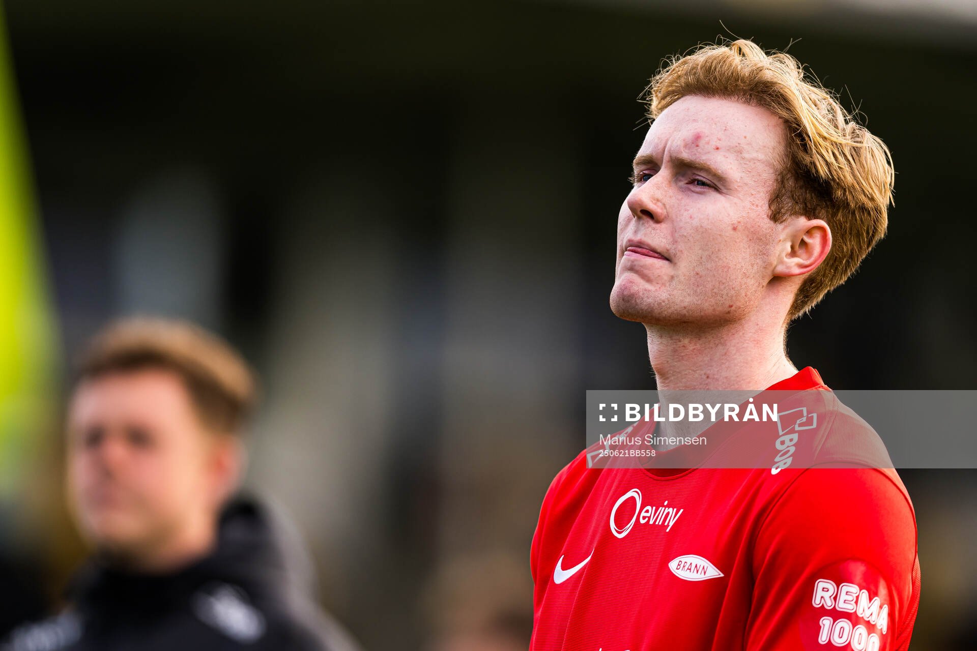 Markus Haaland of Brann looks dejected