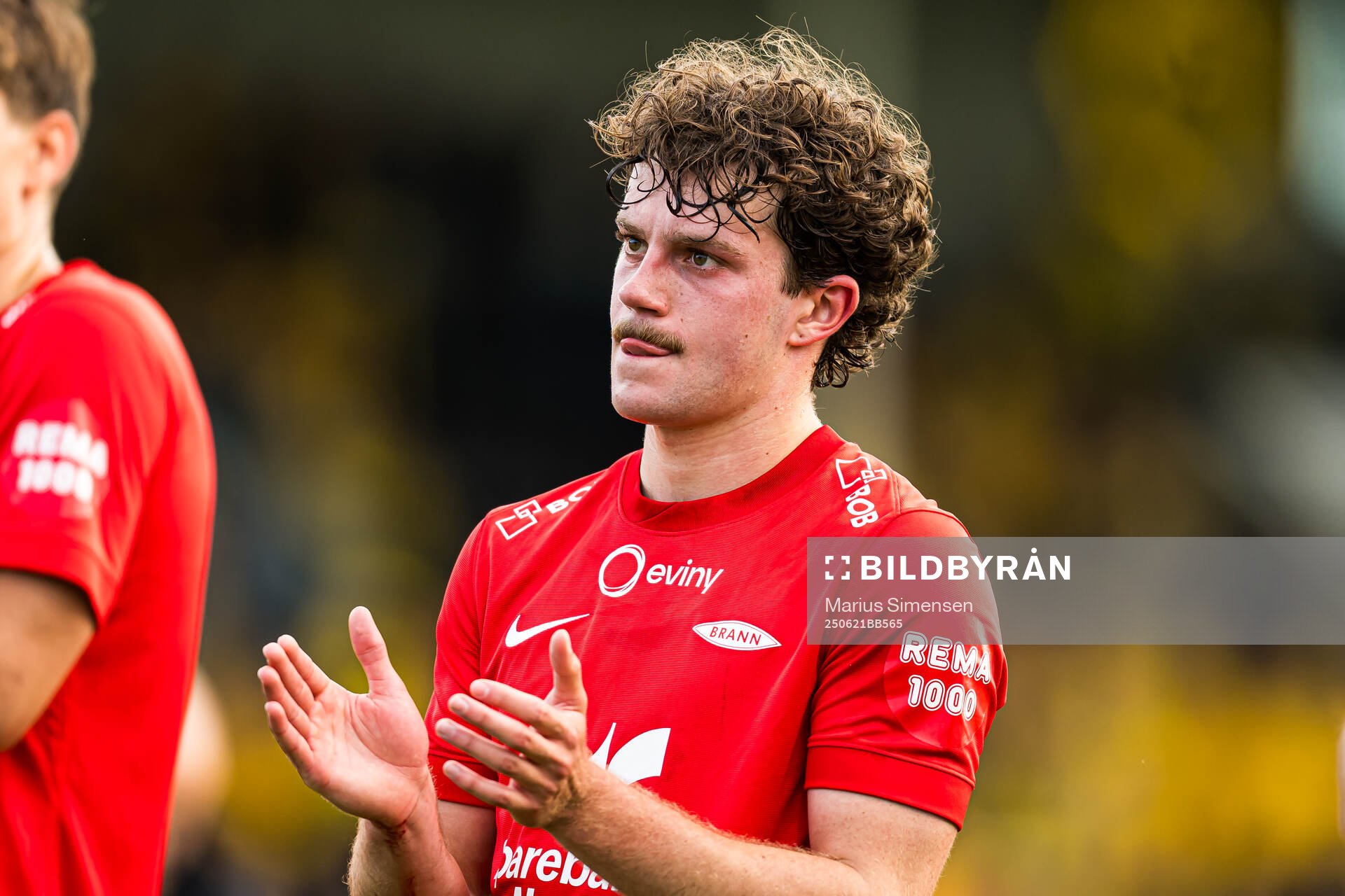 Denzel De Roeve of Brann looks dejected