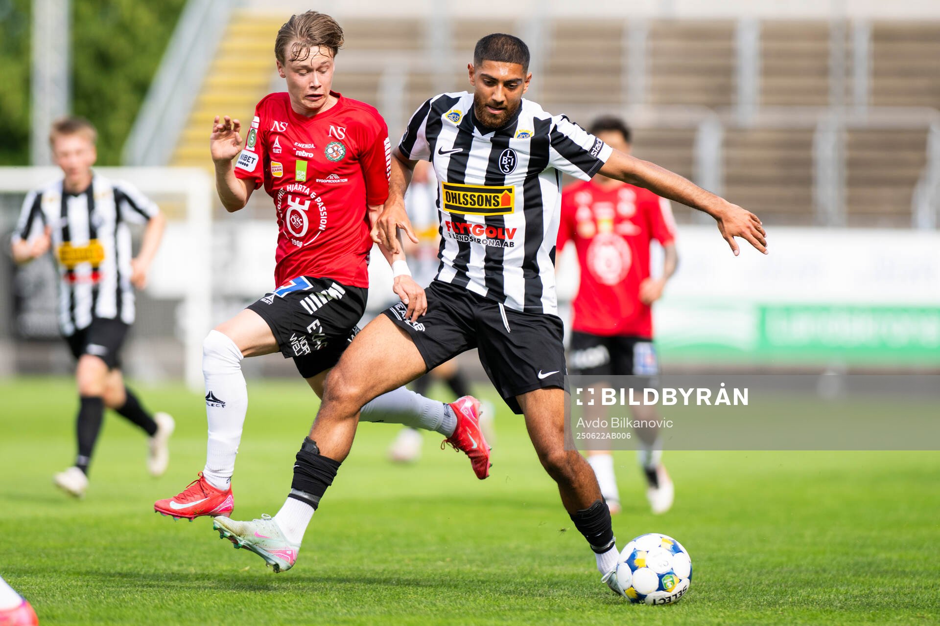 Landskronas Rassa Rahmani och Örebros Linus Alperud