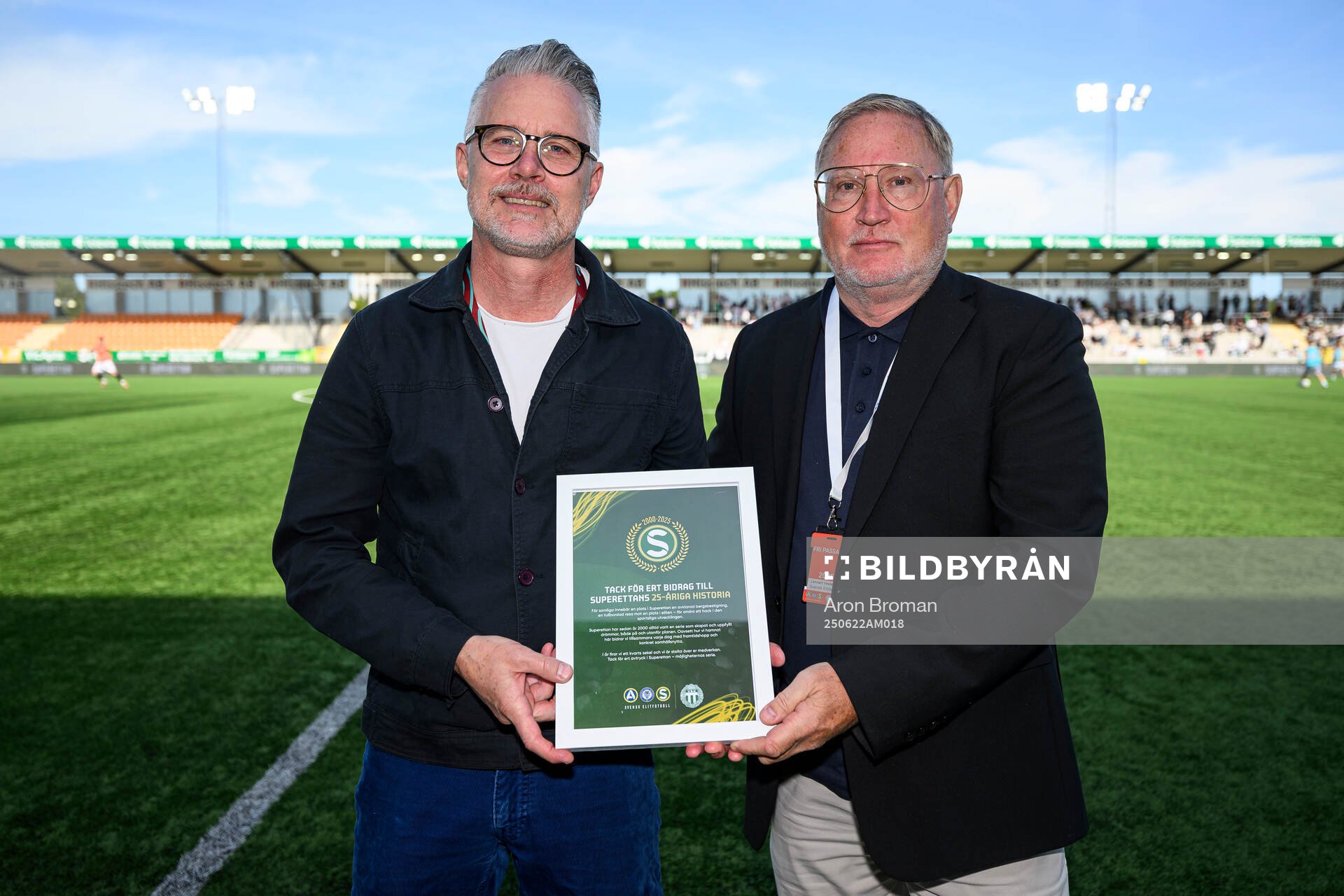 Västerås ordförande Magnus Breitholtz och SEFs Lennart