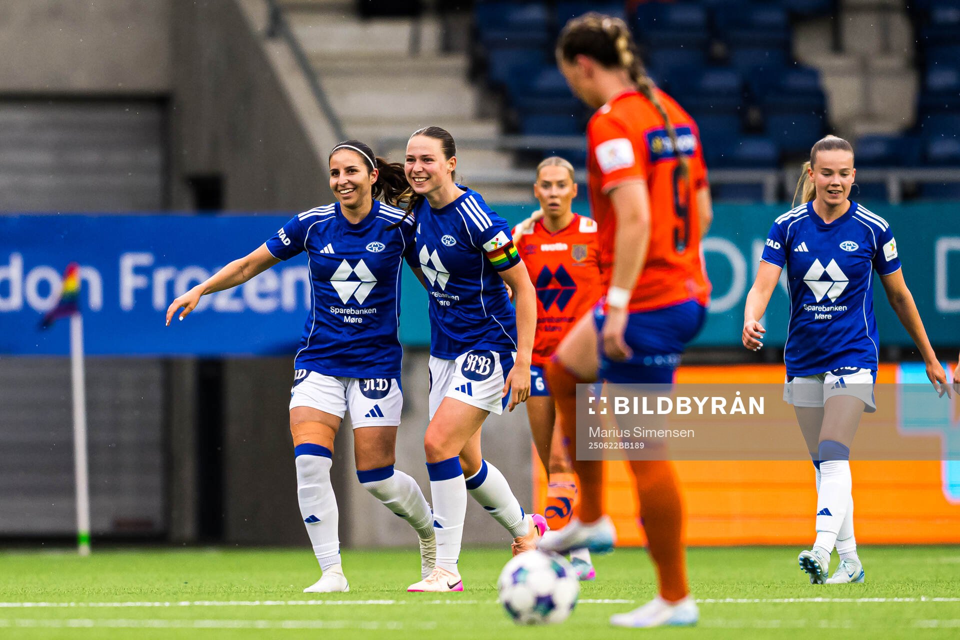 Chiara Alessandra Messerli of Molde celebrates