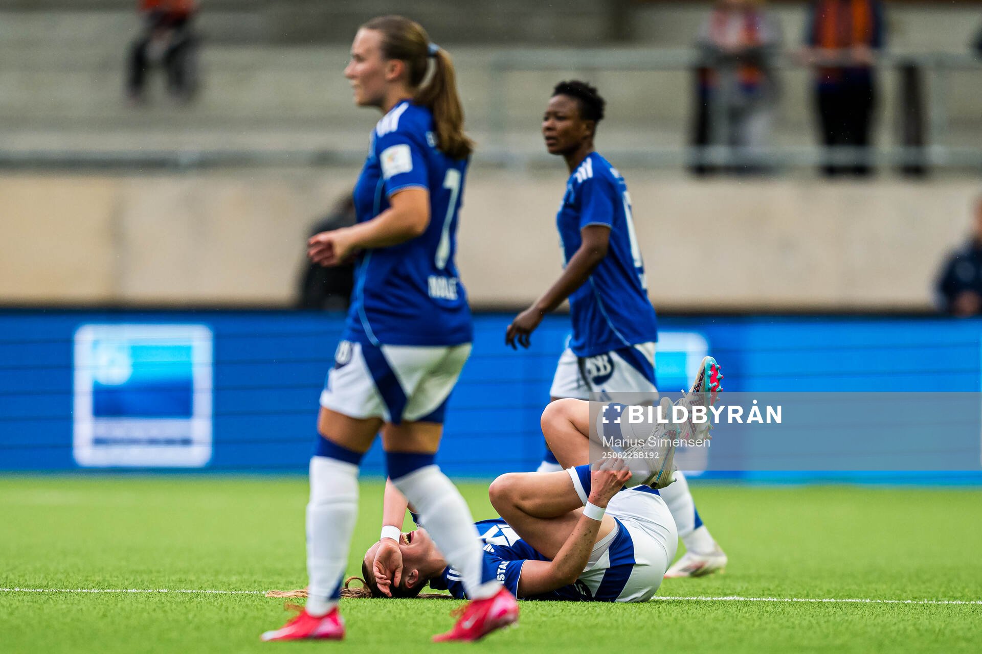 Ida Emilie Heggem Warvik of Molde in pain