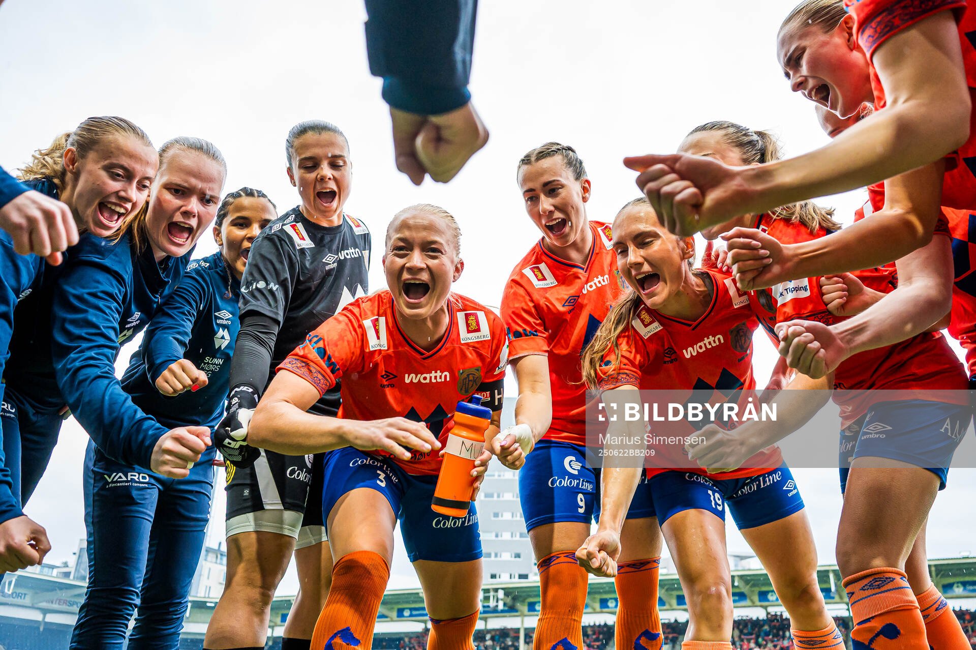 Goalkeeper Idun-Kristine Jørgensen, Mette Osvold Muri,