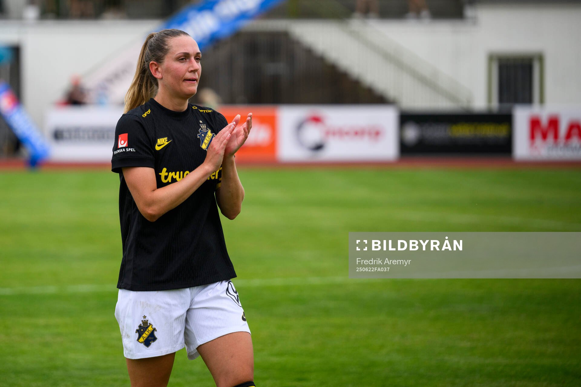AIKs Jennie Nordin jublar