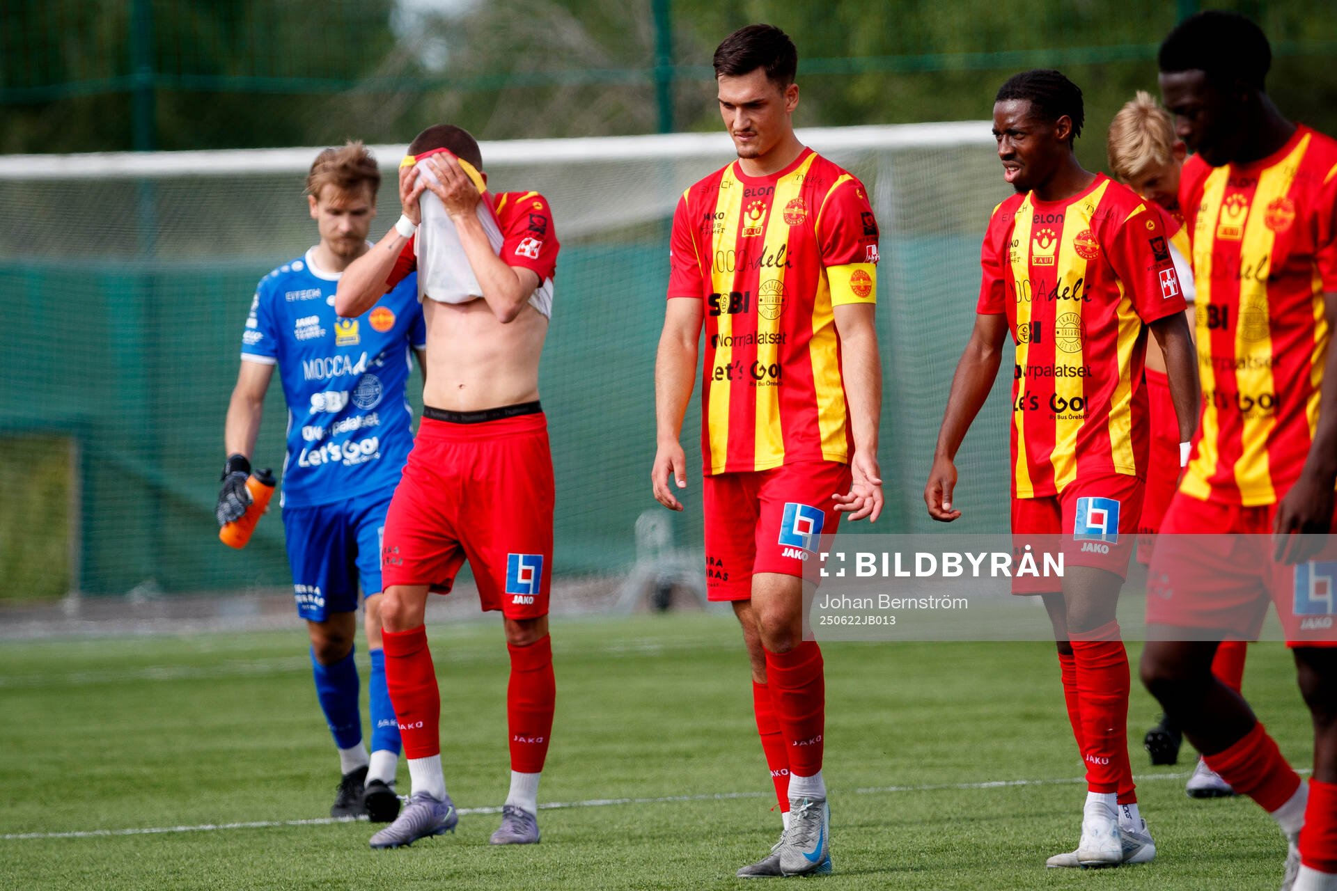 Örebro Syrianskas målvakt Oscar Franck, Oscar Windahl och