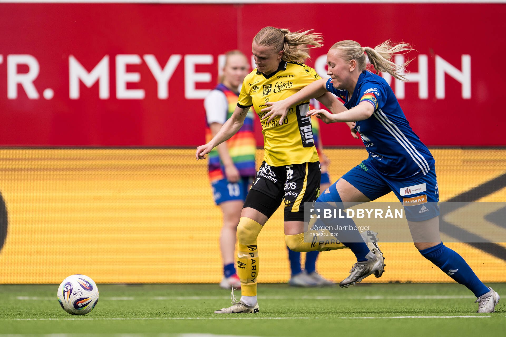 Elfsborgs Hanna Jiozon och Sunnanås Emma Burman