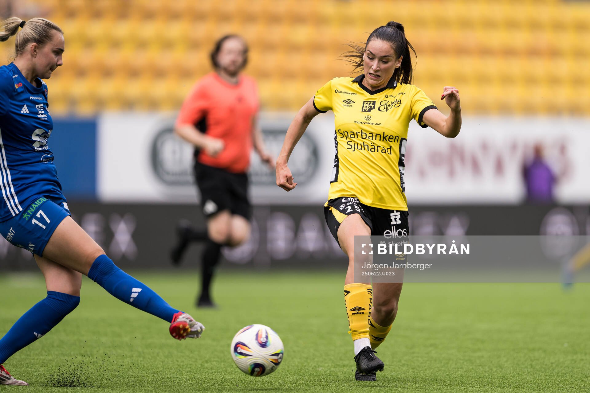 Sunnanås Tindra Dahlqvist och Elfsborgs Izabella Bergström