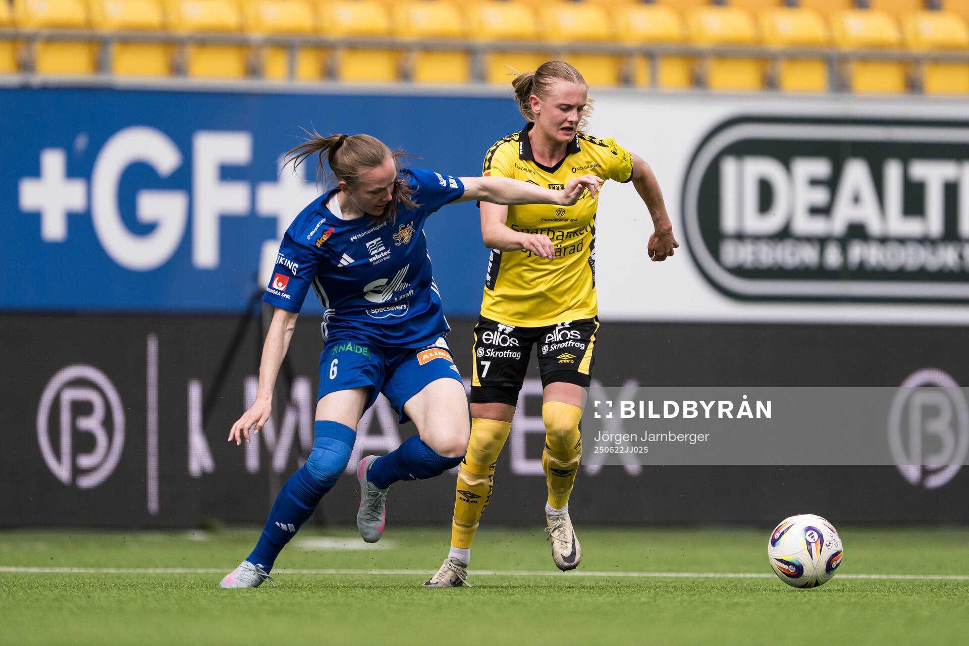 Sunnanås Lina Pettersson och Elfsborgs Hanna Jiozon