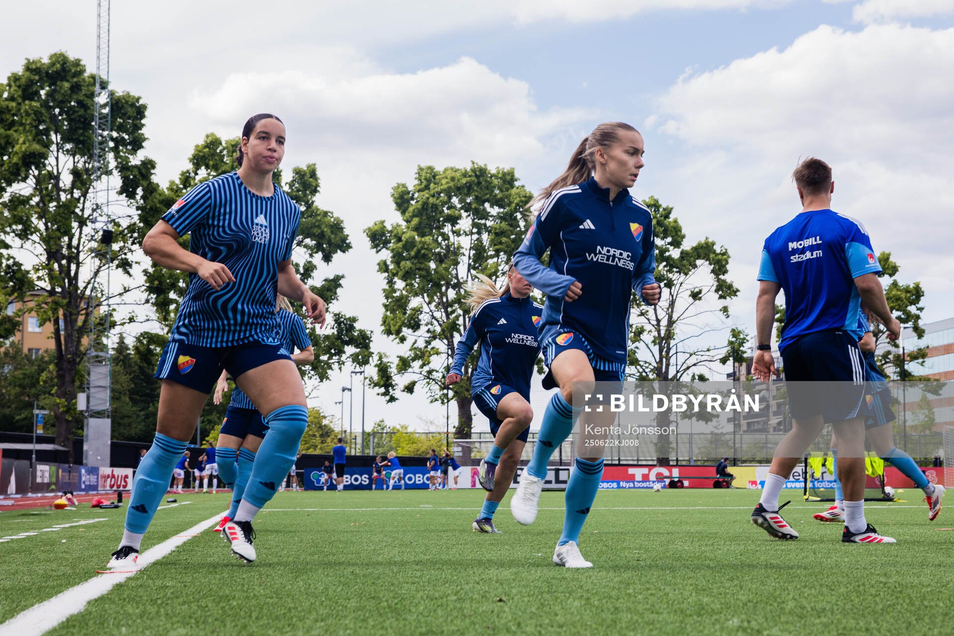 Djurgårdens Camille Ashe och Ebba Hed