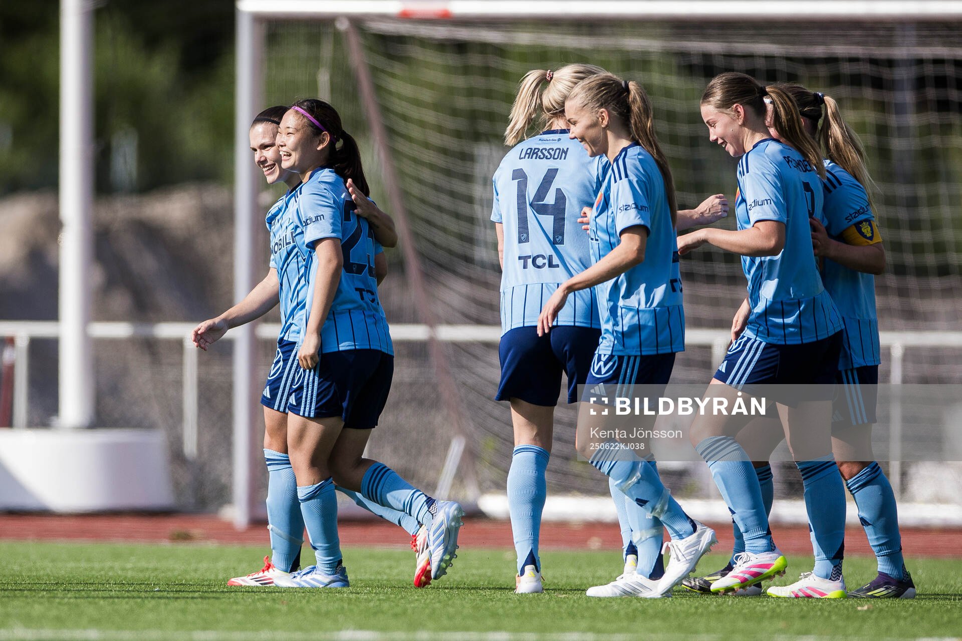 Djurgårdens Urara Watanabe jublar