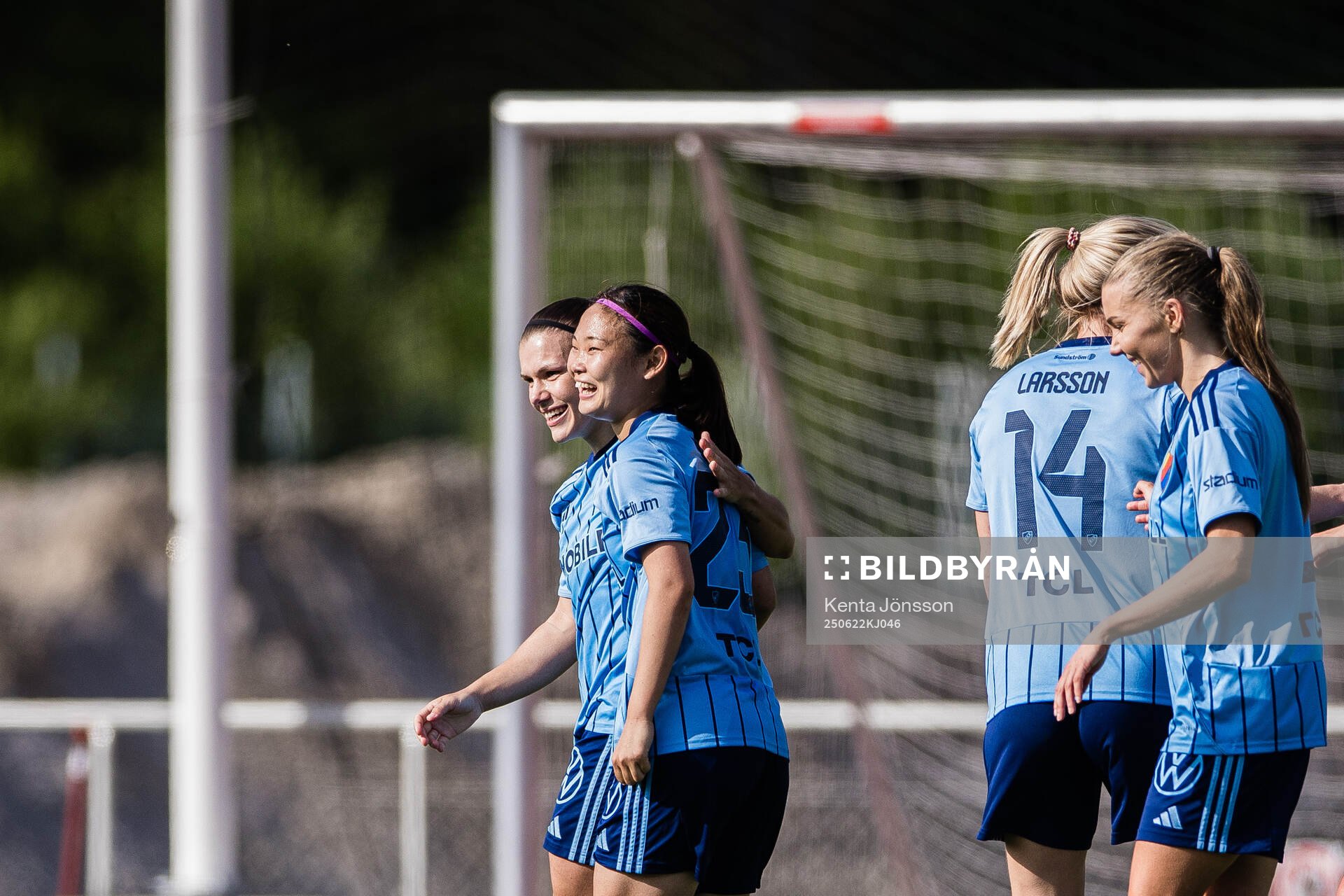 Djurgårdens Urara Watanabe jublar