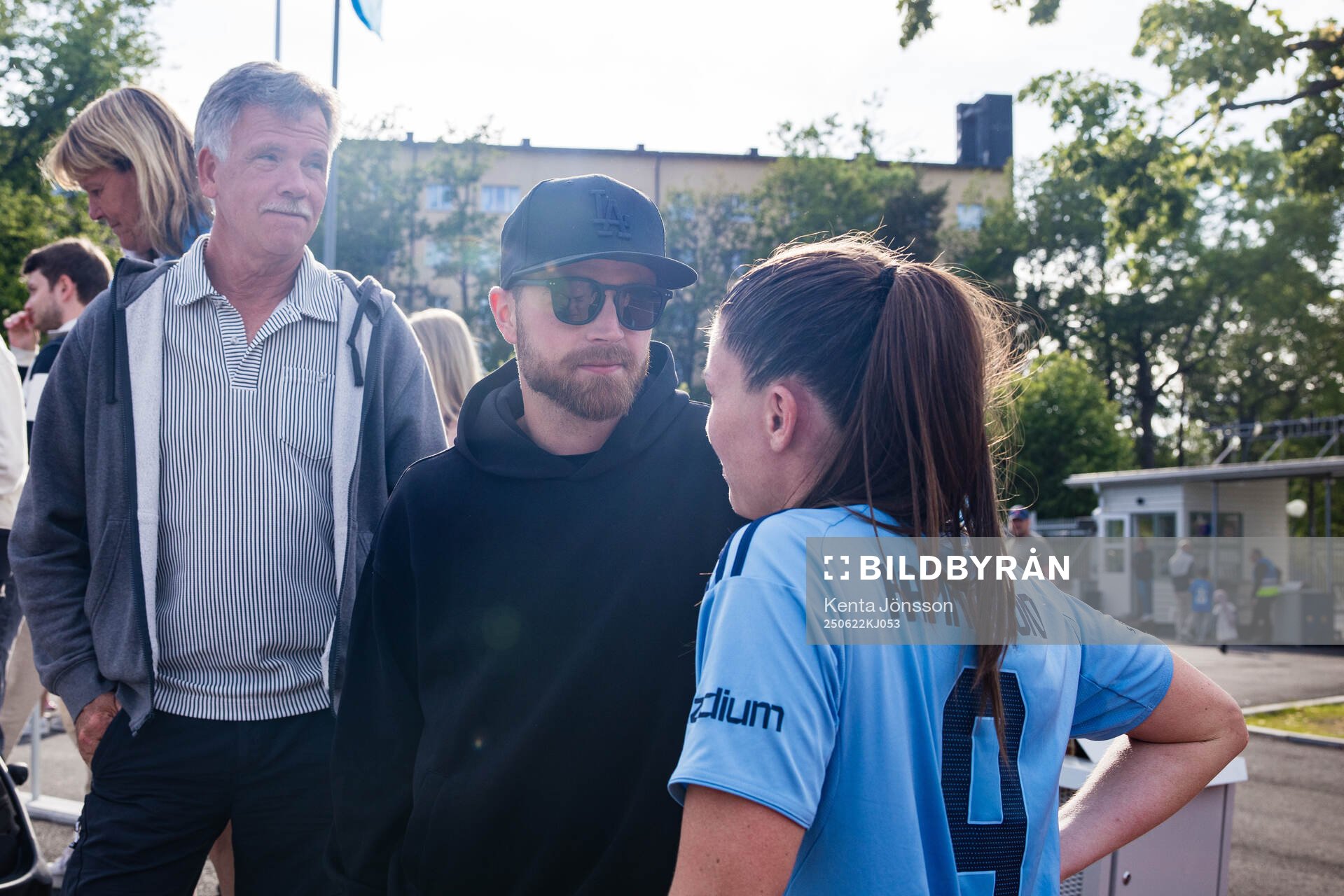 Djurgårdens Pauline Hammarlund och Niklas Rubin