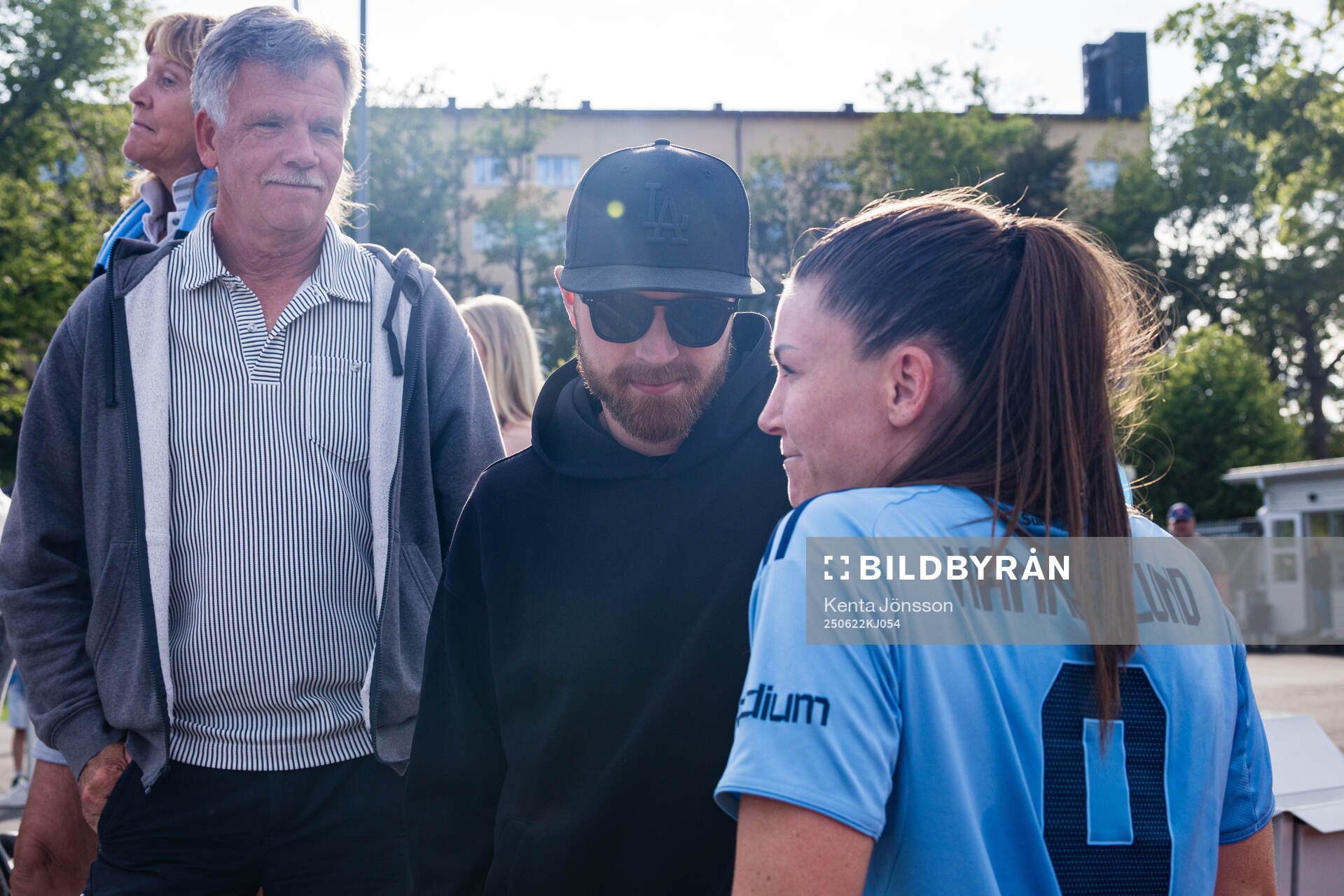 Djurgårdens Pauline Hammarlund och Niklas Rubin