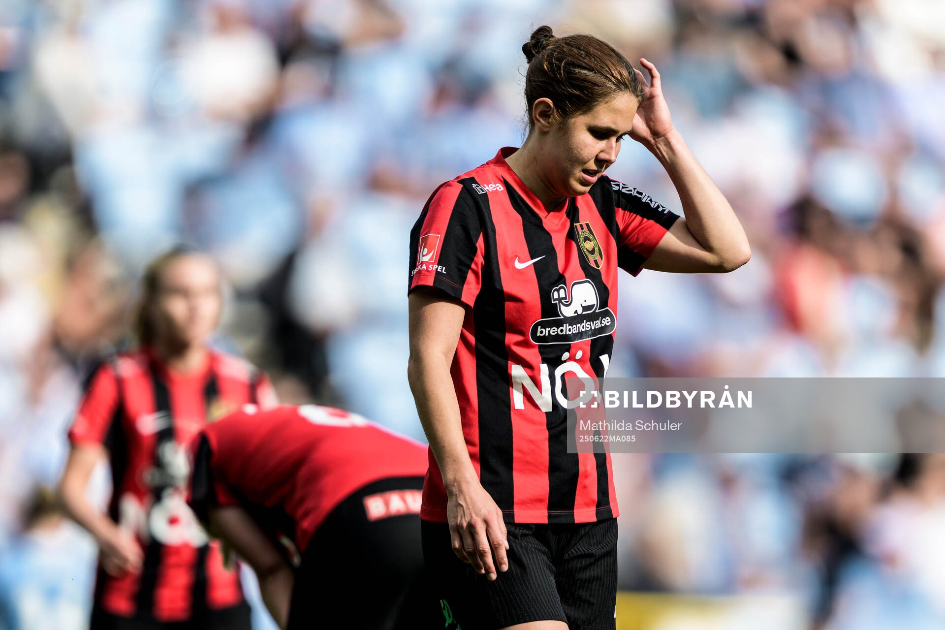 Brommapojkarnas Julia Olsson deppar