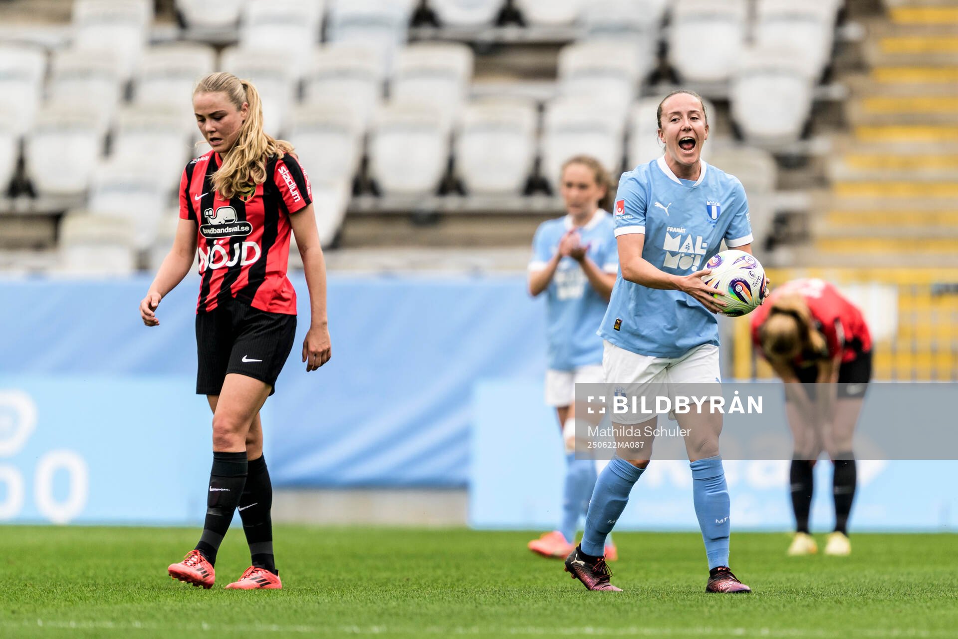 Malmö FFs Anna Plantin jublar