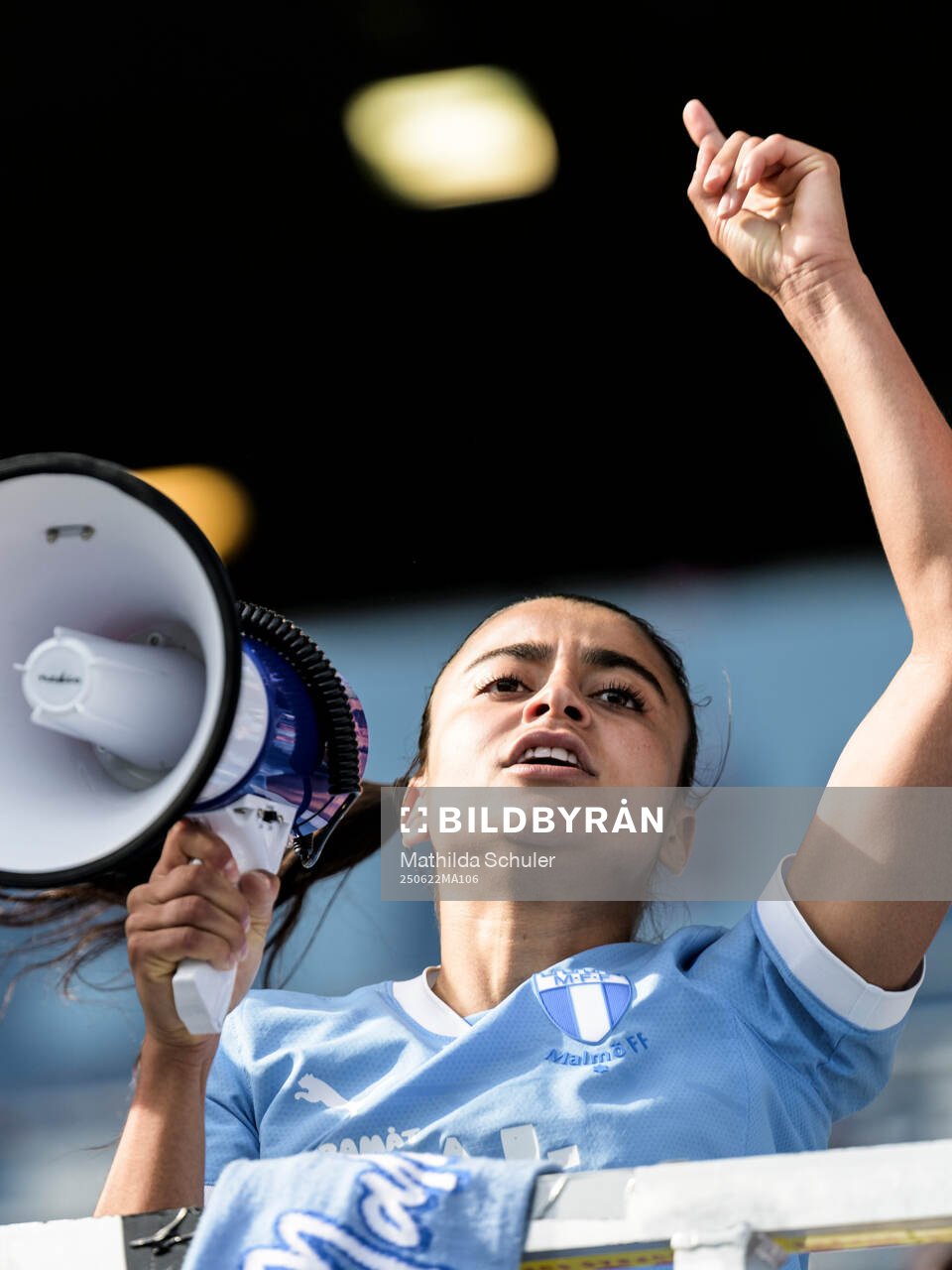 Malmö FFs Ines Belloumou jublar