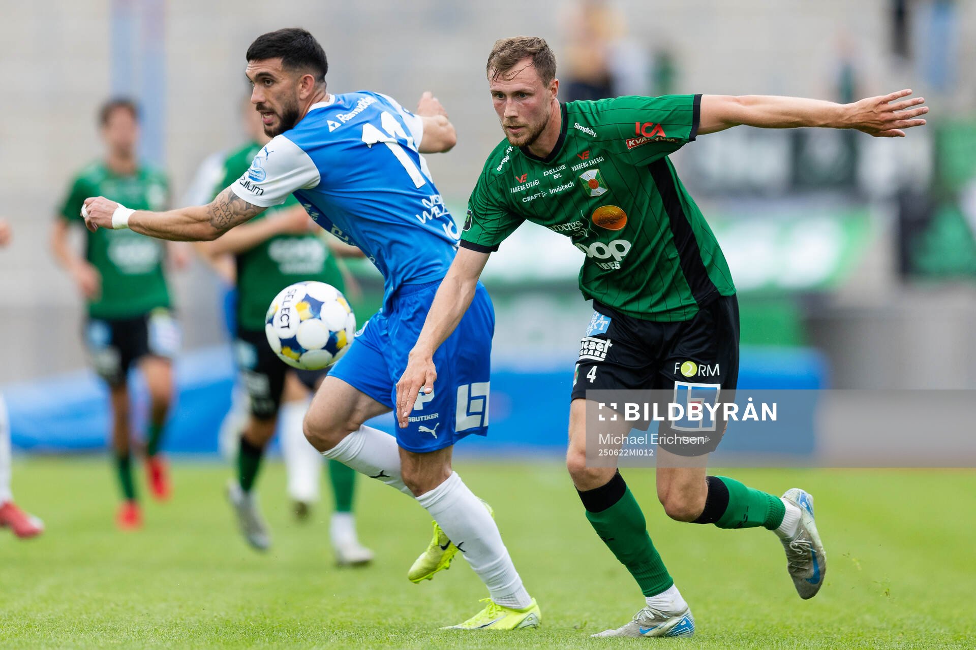 Oddevolds Daniel Krezic och Varbergs Niklas Dahlström