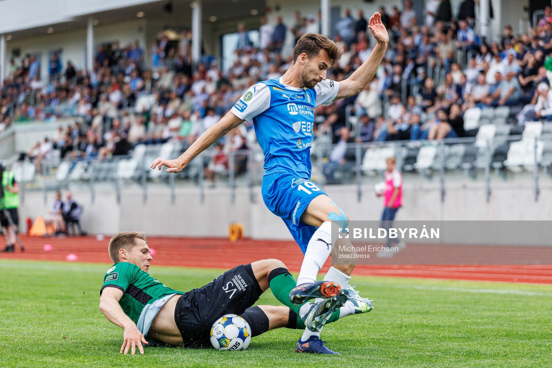 Varbergs Gustav Broman och Oddevolds Rasmus Wiedesheim-Paul