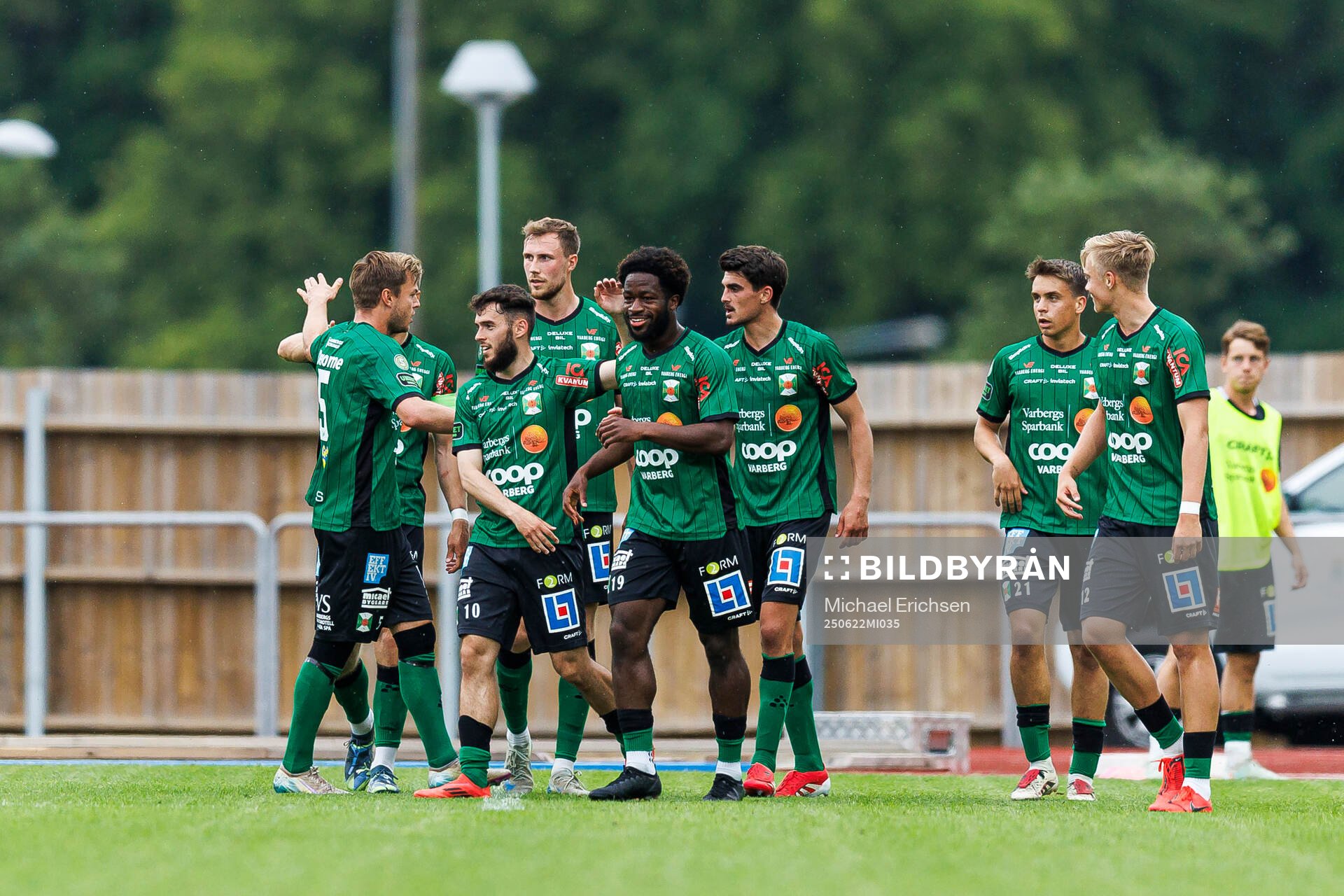 Varbergs Kevin Appiah Nyarko jublar