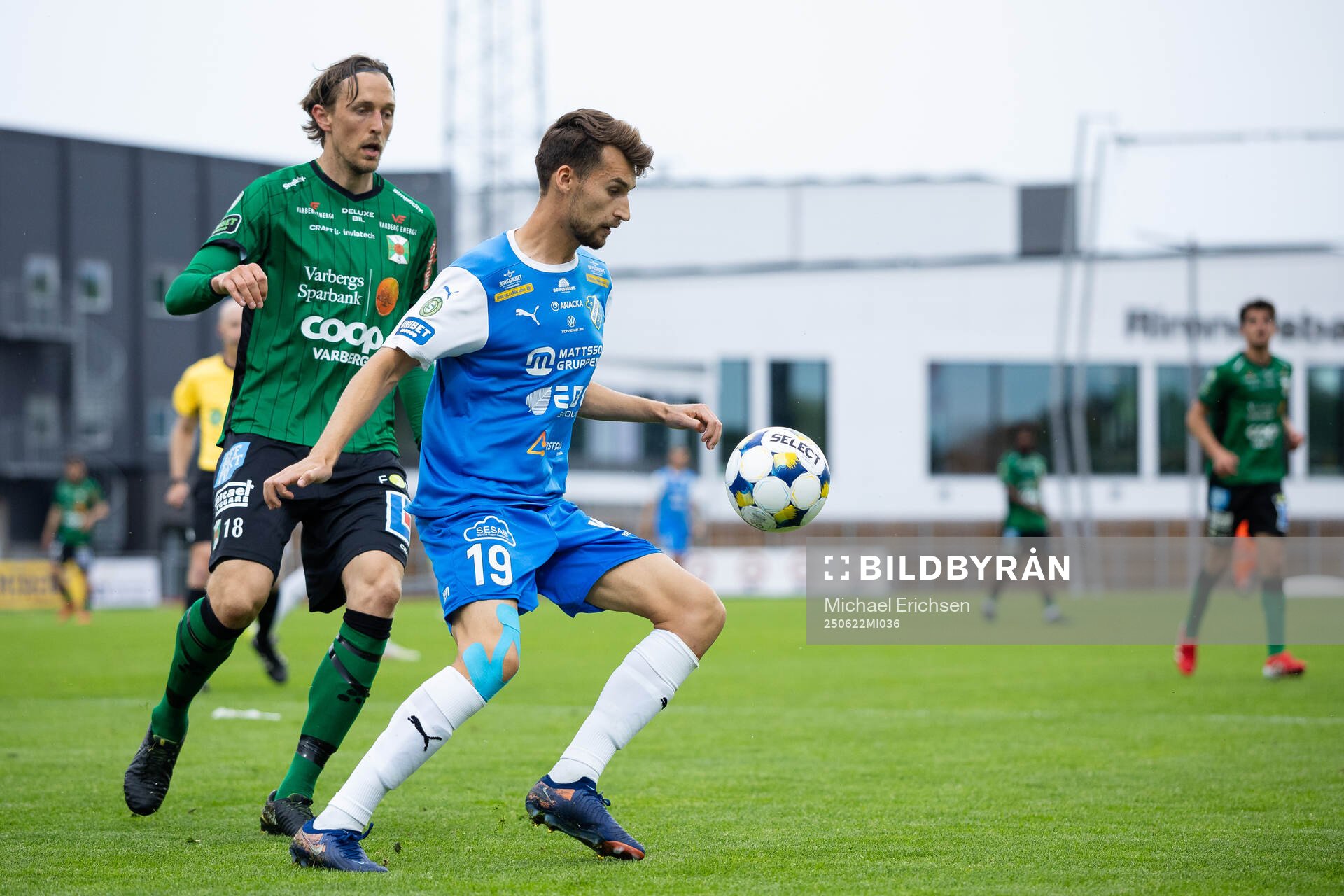 Varbergs Joakim Lindner och Oddevolds Rasmus Wiedesheim-Paul