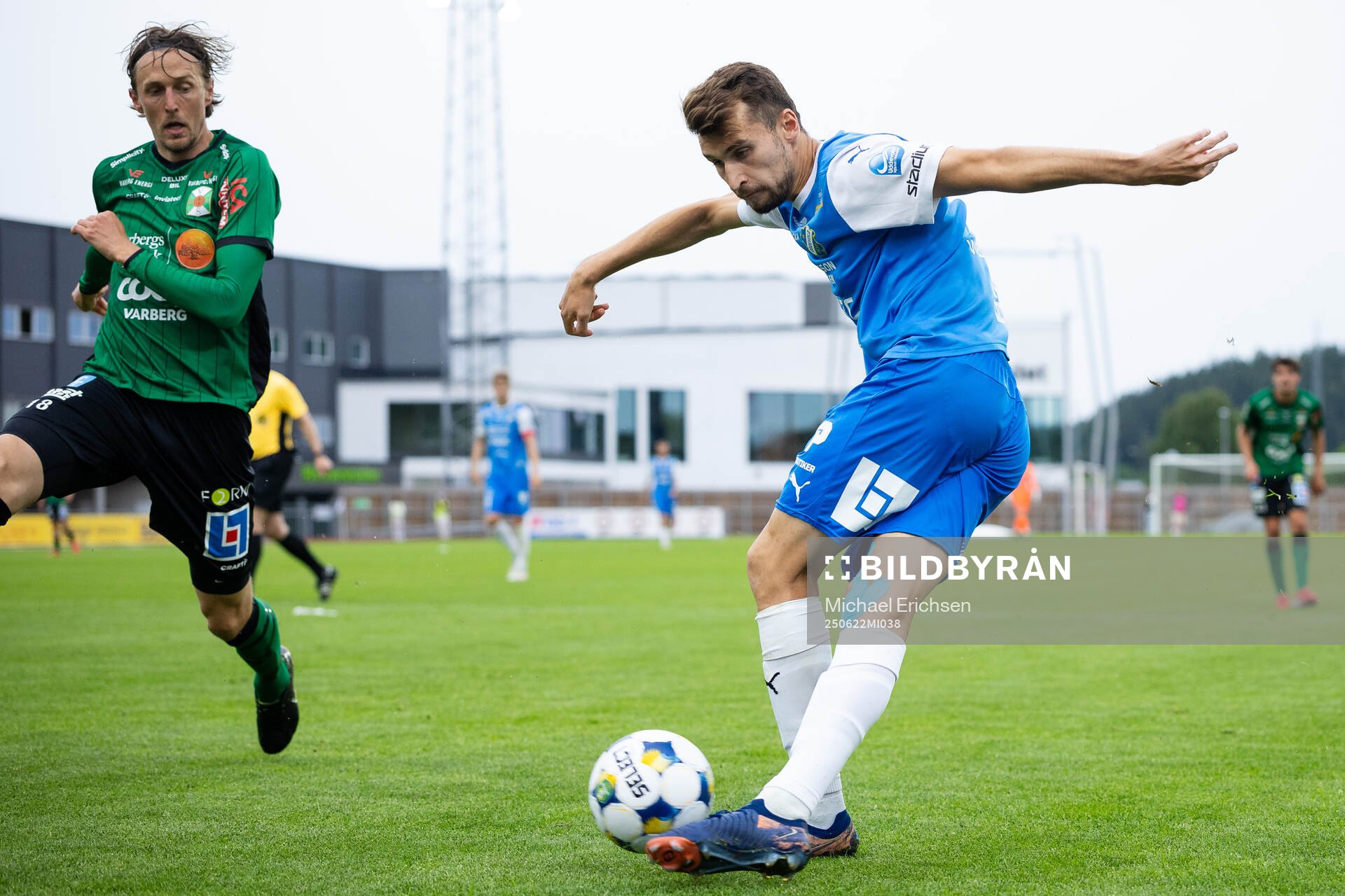 Varbergs Joakim Lindner och Oddevolds Rasmus Wiedesheim-Paul