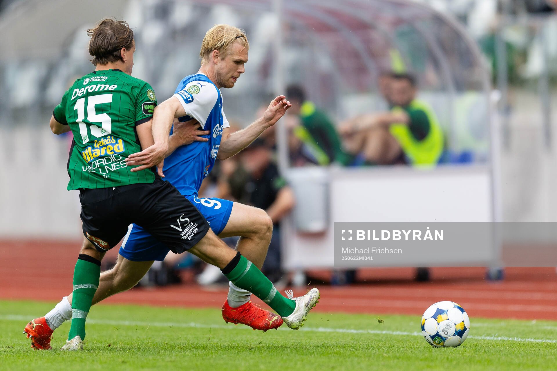 Varbergs Jesper Jonasson Westermark och Oddevolds Linus