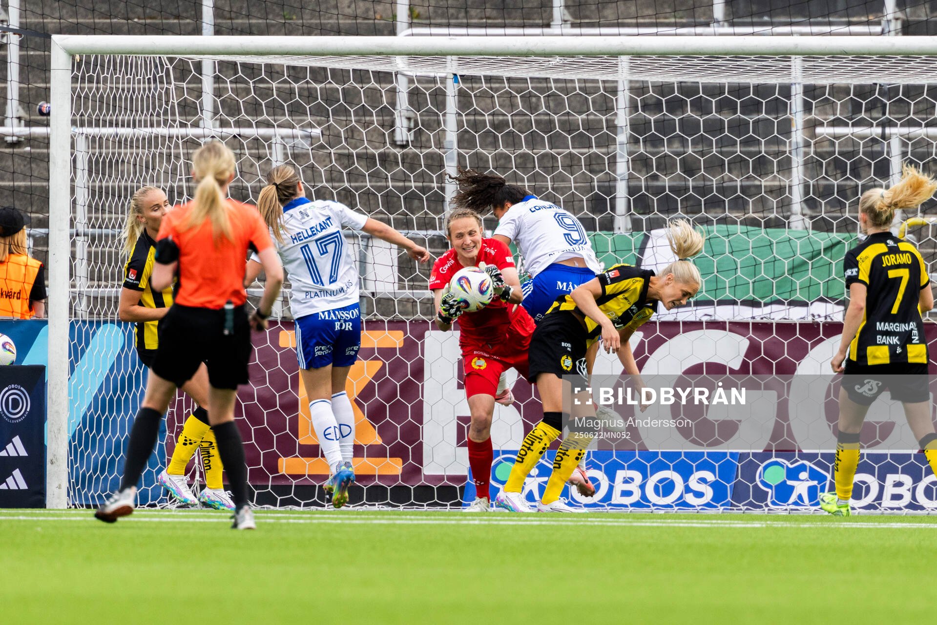 Hammarbys målvakt Anna Tamminen