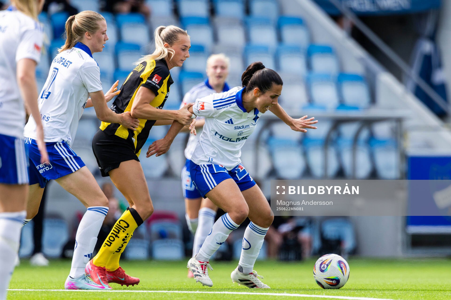 Hammarbys Ellen Wangerheim och IFK Norrköpings Vesna