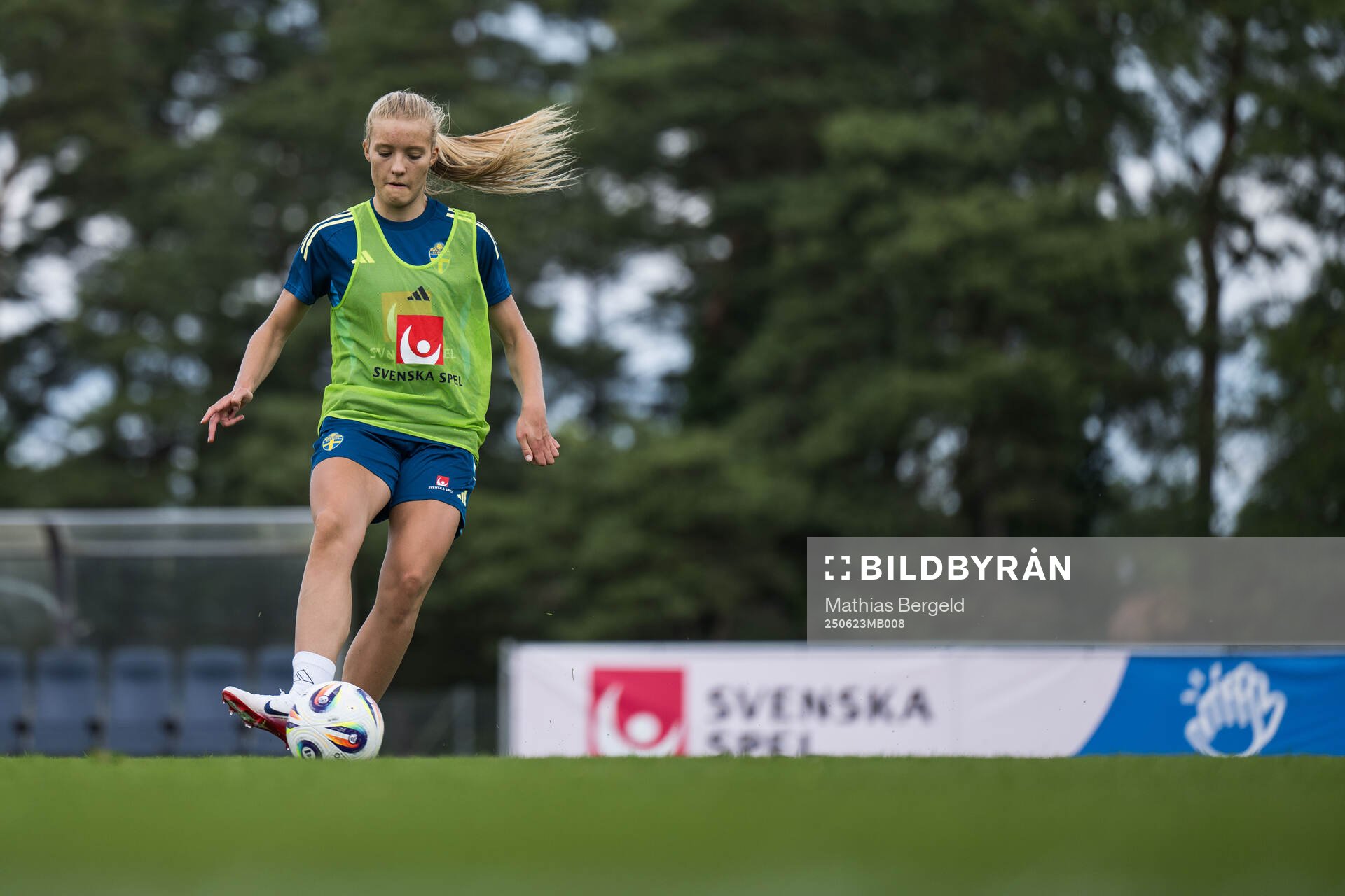 Smilla Holmberg of the Swedish women’s national football
