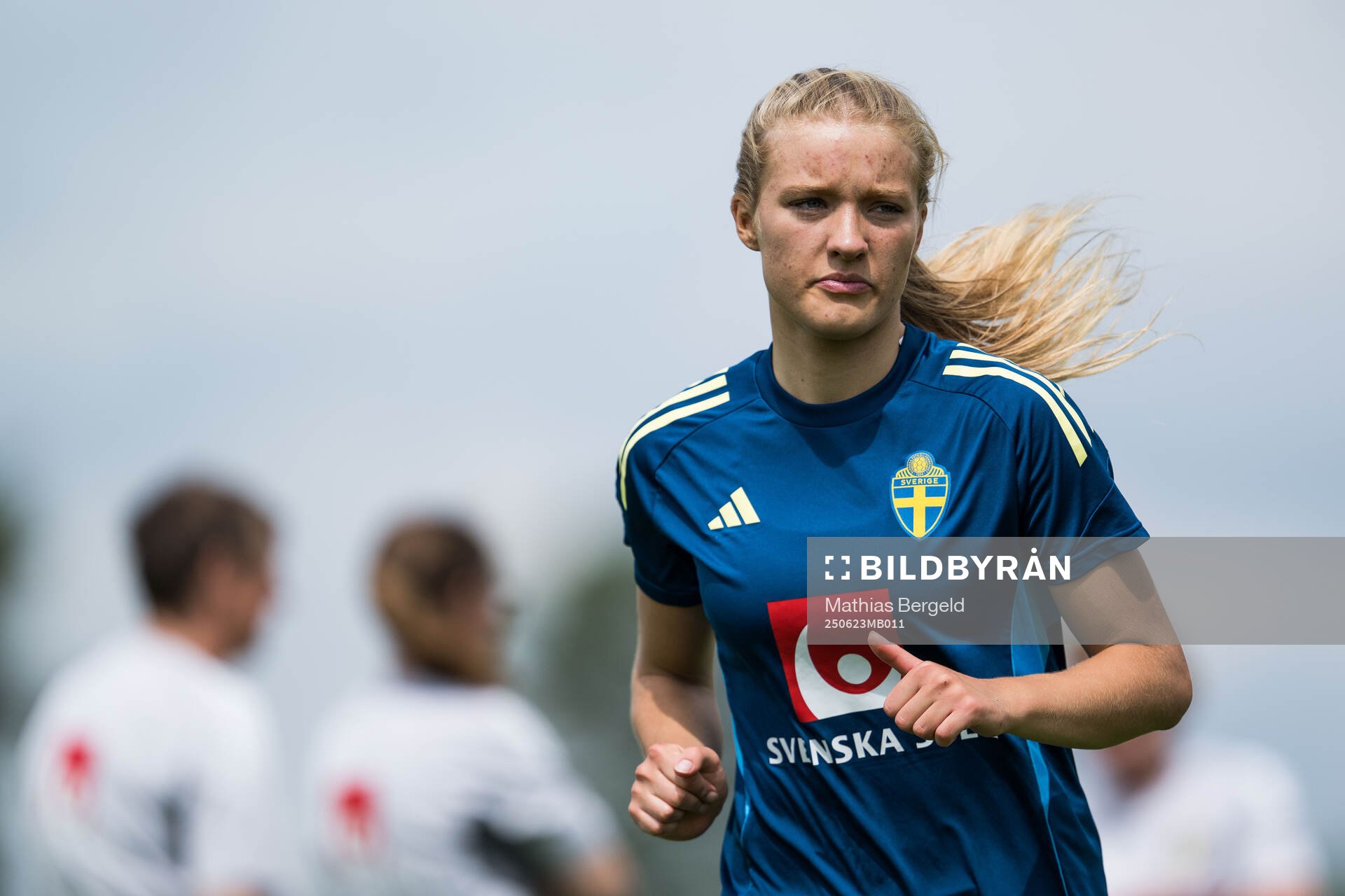 Smilla Holmberg of the Swedish women’s national football