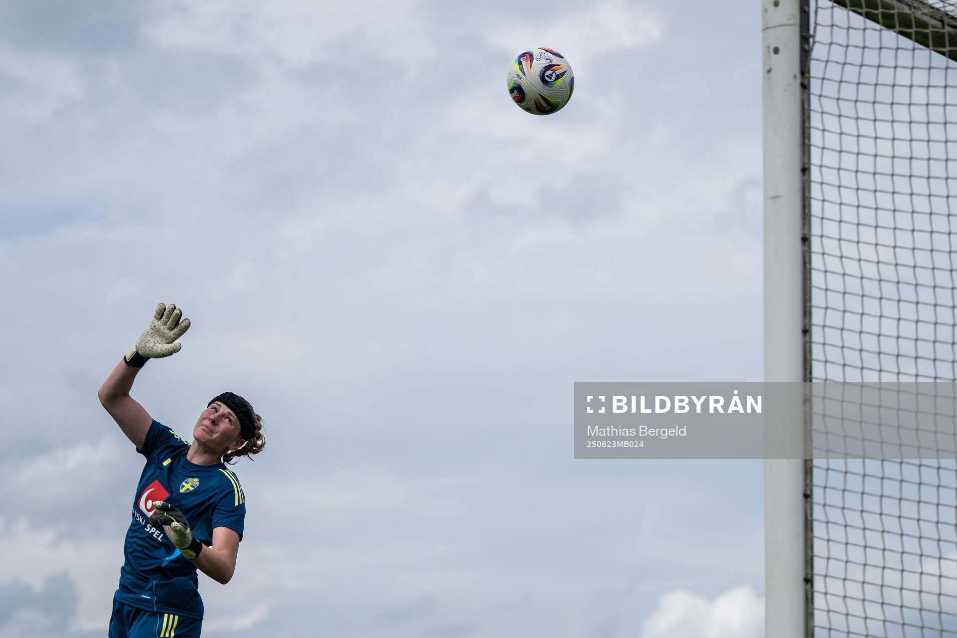 Goalkeeper Tove Enblom of the Swedish women’s national