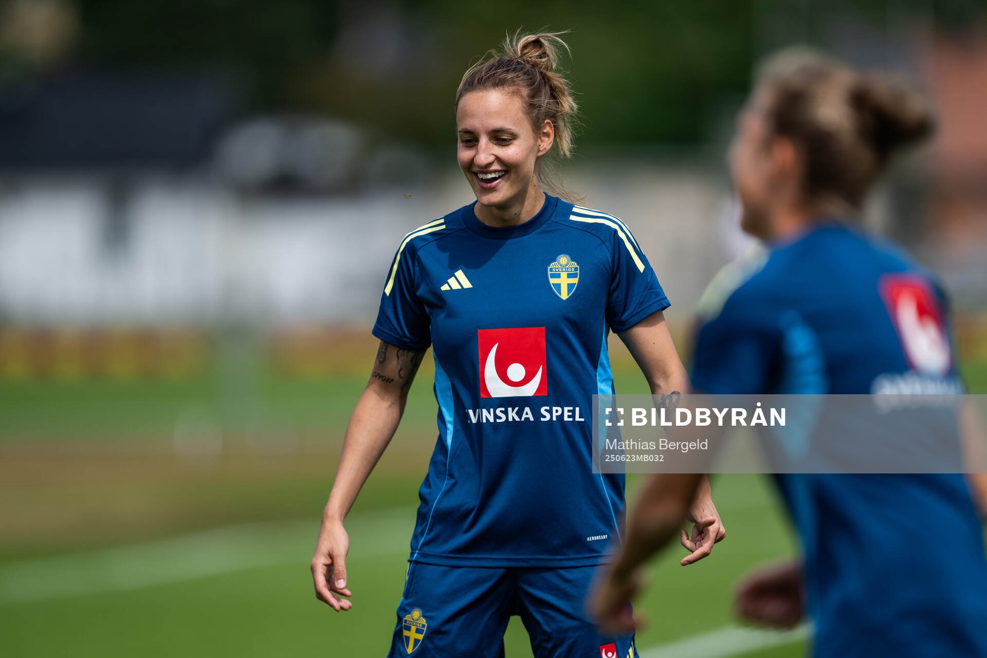 Nathalie Björn of the Swedish women’s national football
