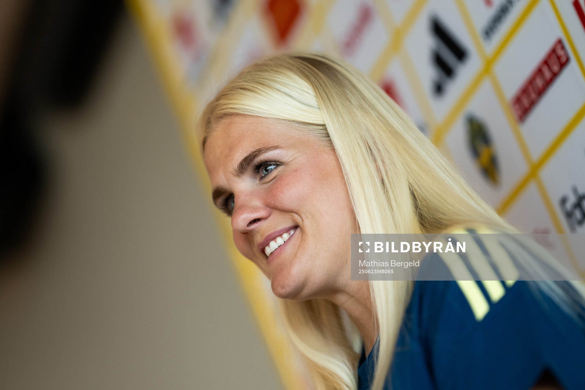 Goalkeeper Emma Holmgren of the Swedish women’s national